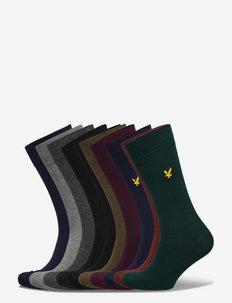ROMEO - multipack sokken - black/black/dark grey marl/grey marl/peacoat/pine grove/cherry mahogany/peacoat/wine tasting/dark ol