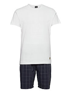 NEW Mens Masq Loungewear Pyjama set Short sleeve hooded top RRP £29.99 RO03 