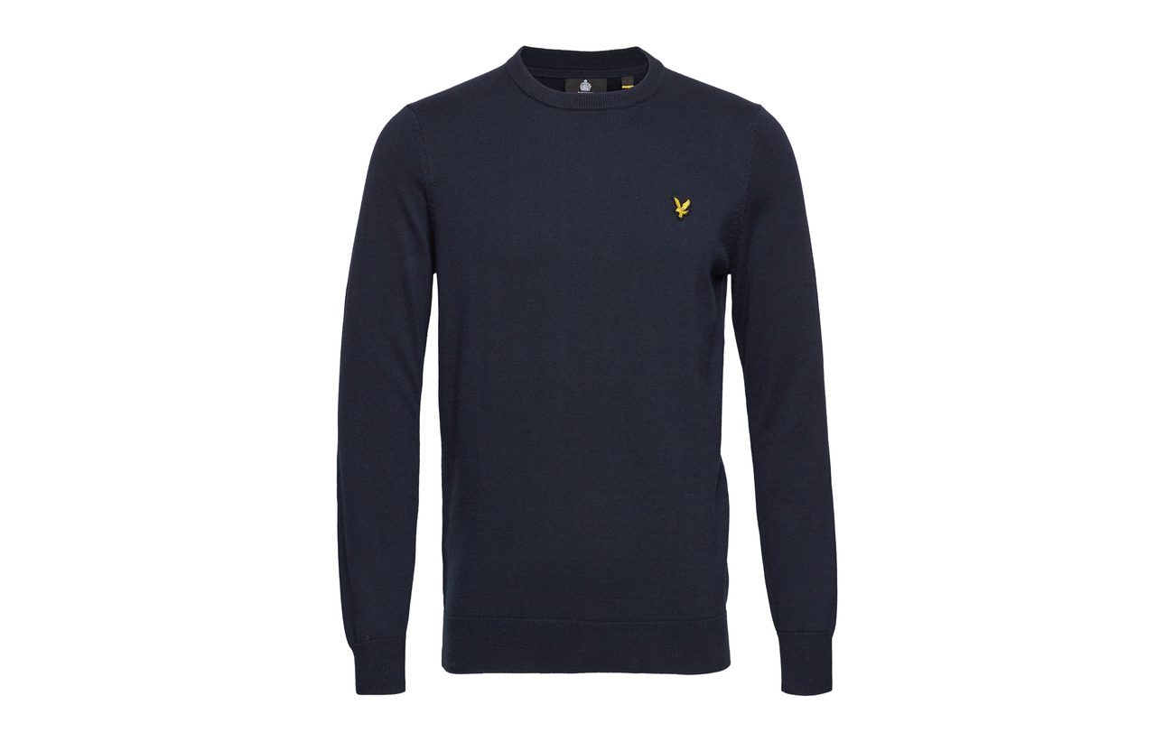 Jumper Black Cotton Neck True Crew Scott amp; Lyle xpqCz8w