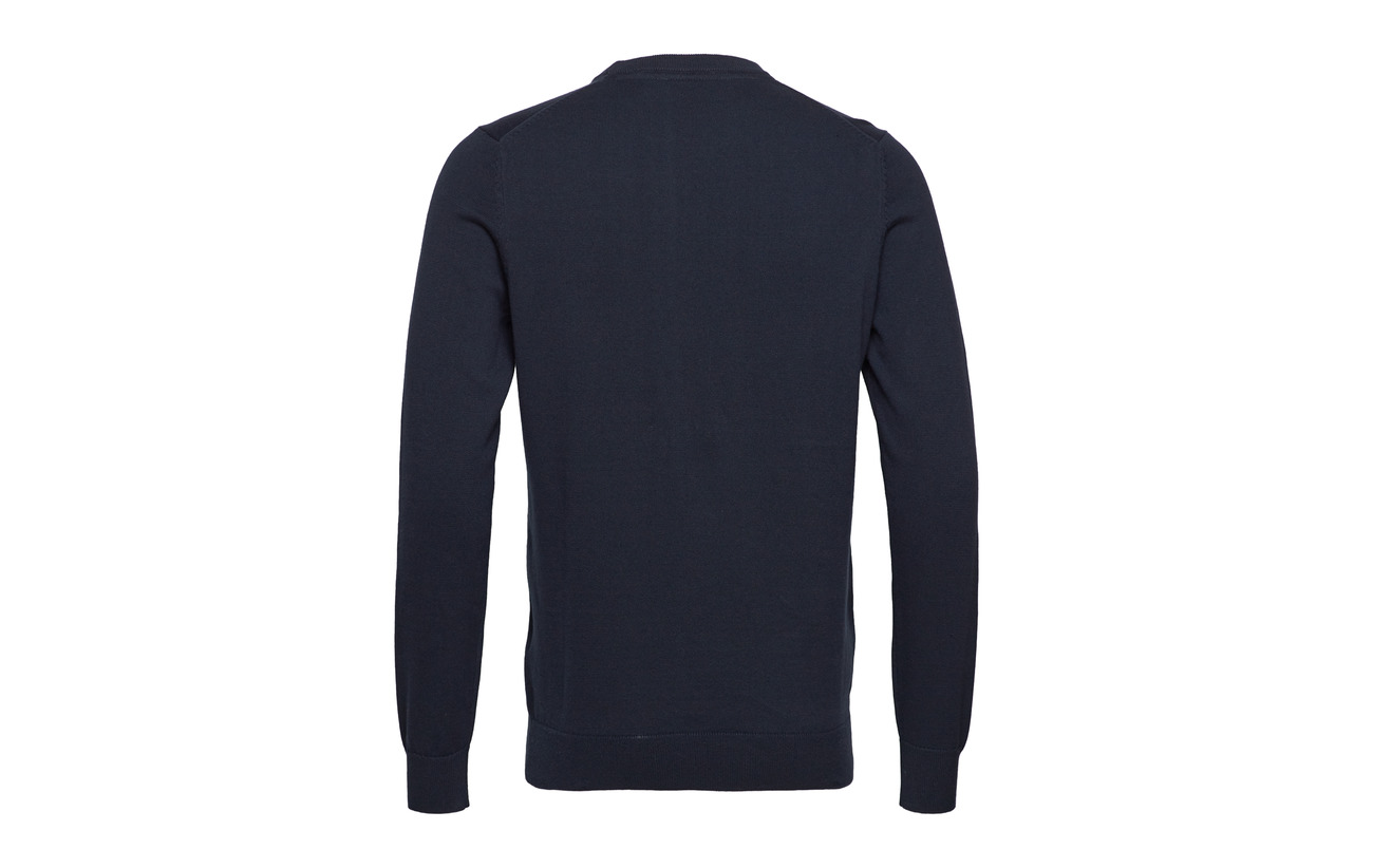Jumper Black Cotton Neck True Crew Scott amp; Lyle xpqCz8w