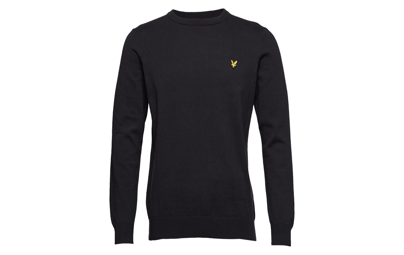 Jumper Black Cotton Neck True Crew Scott amp; Lyle xpqCz8w