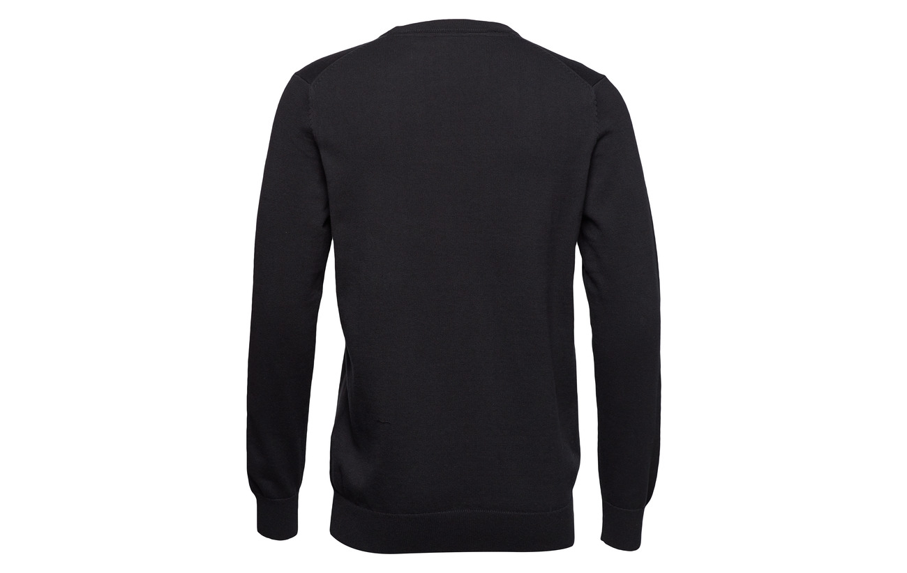 Jumper Black Cotton Neck True Crew Scott amp; Lyle xpqCz8w
