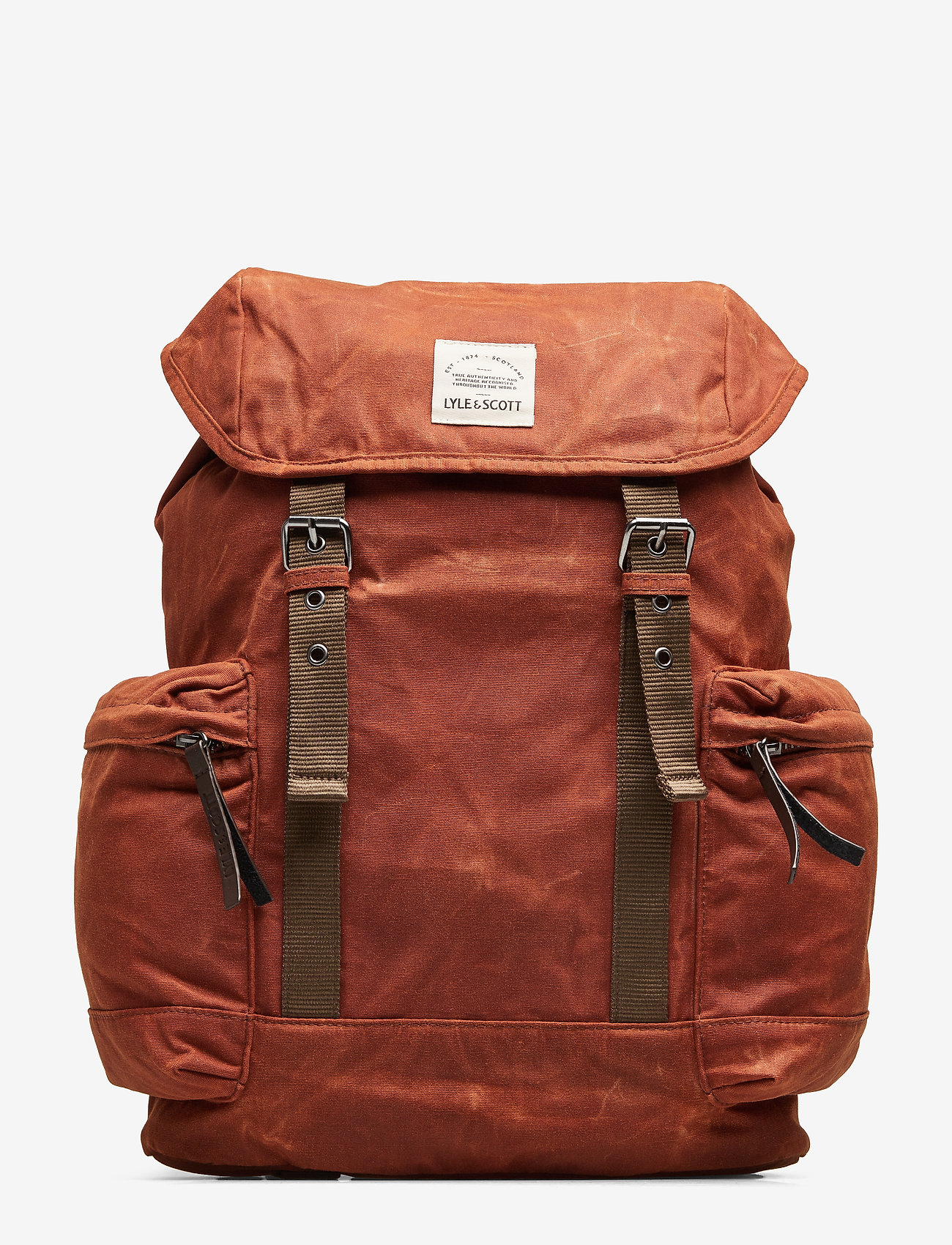 lyle and scott leather backpack