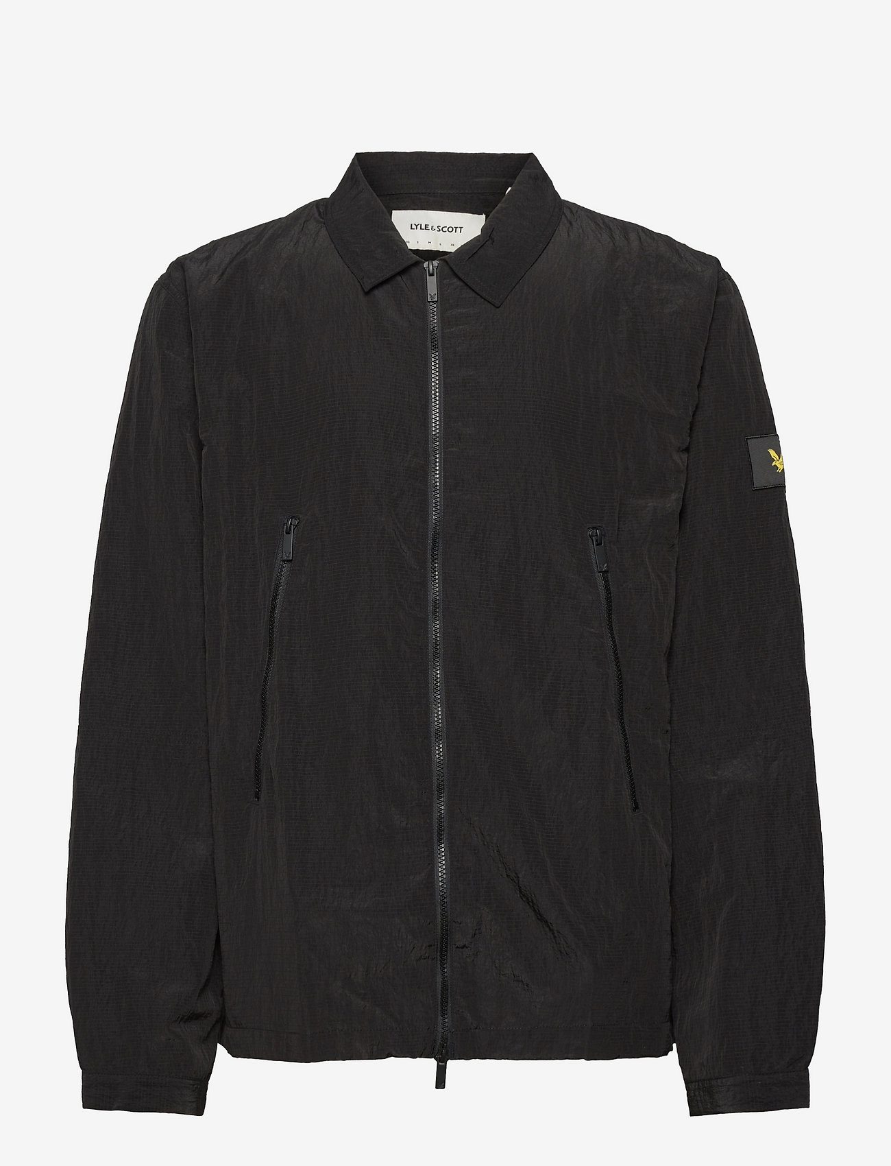 lyle and scott twill overshirt
