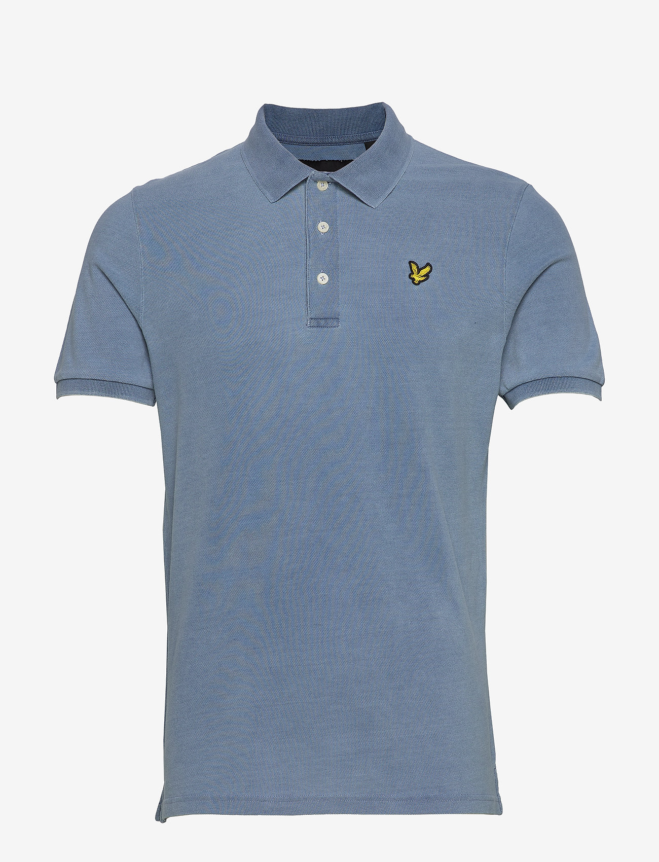 indigo polo shirt