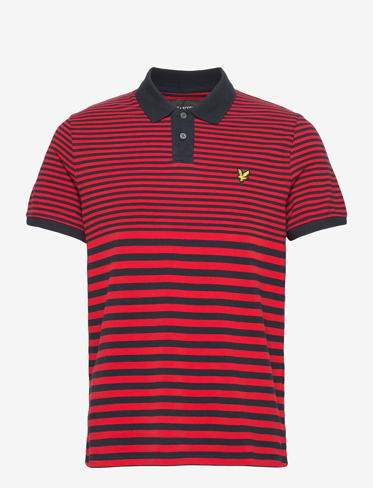 Lyle /& Scott Red Short Sleeve Polo Shirt
