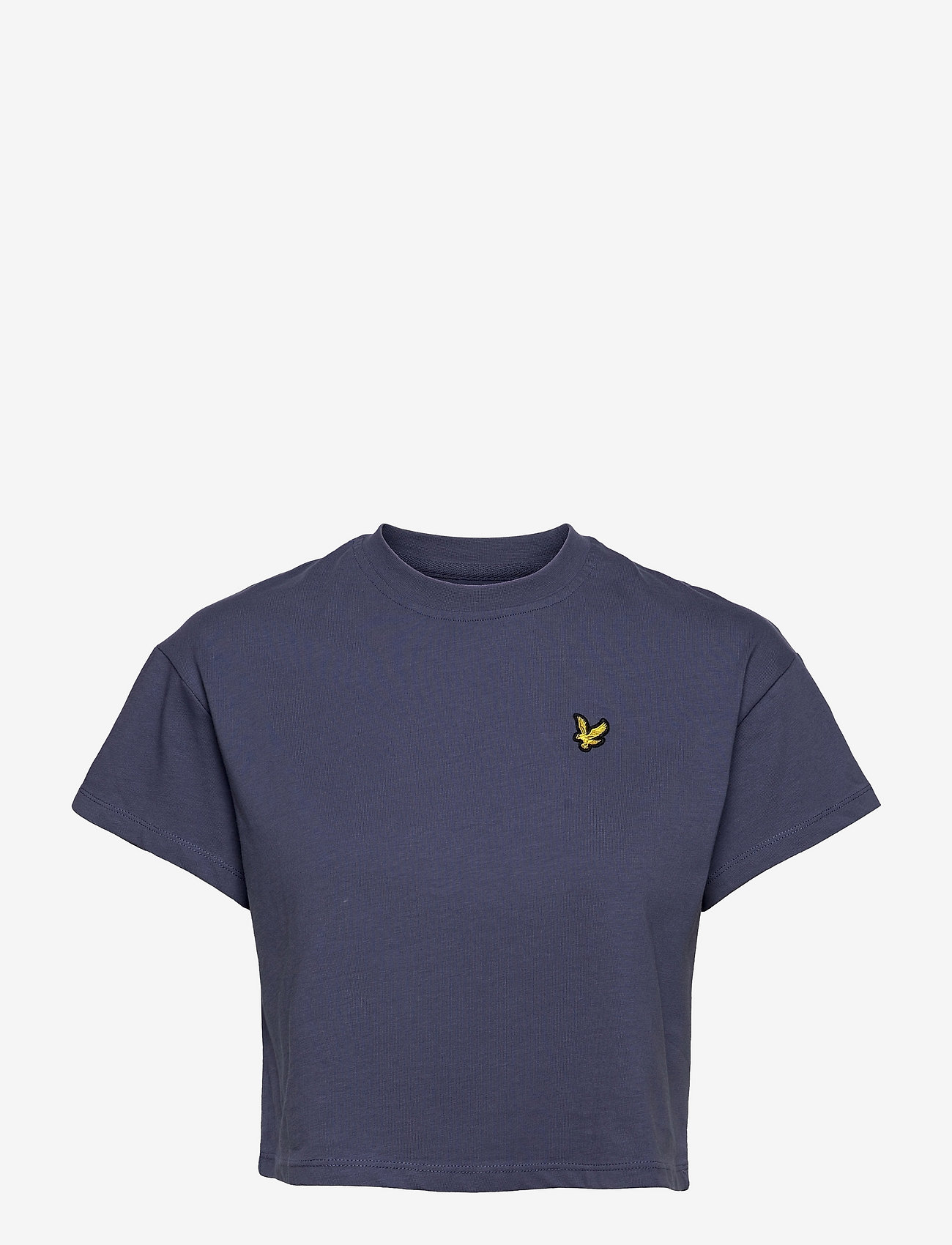 Lyle & Scott - Cropped T-shirt - Īsi topi - nightshade blue - 0