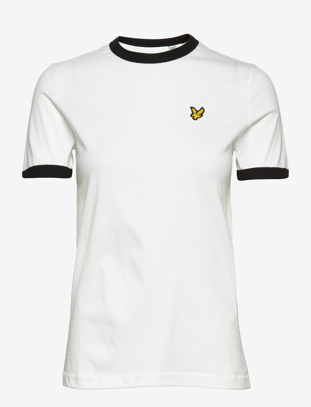 Lyle & Scott - Ringer T-shirt - t-krekli - white - 0