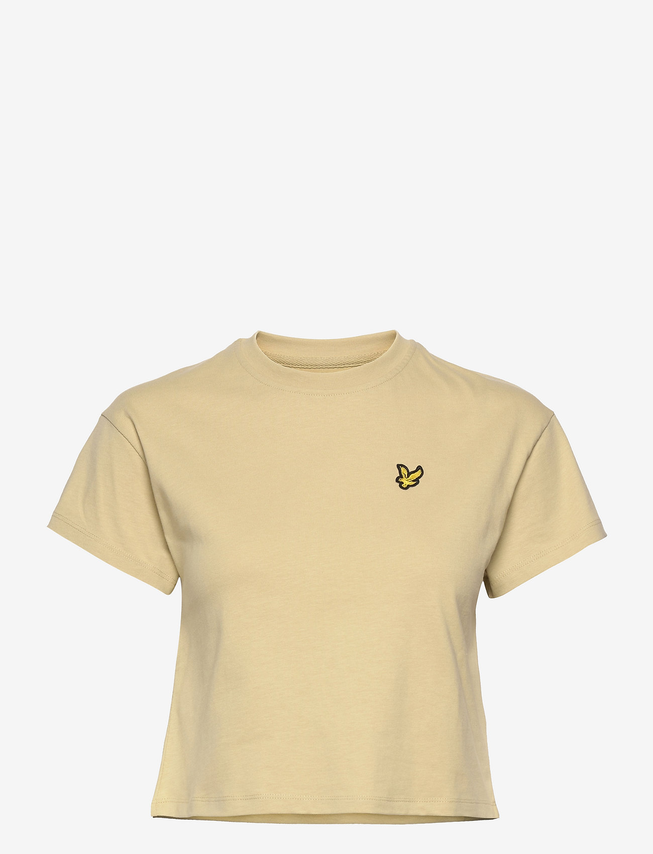 lyle and scott yellow t shirt