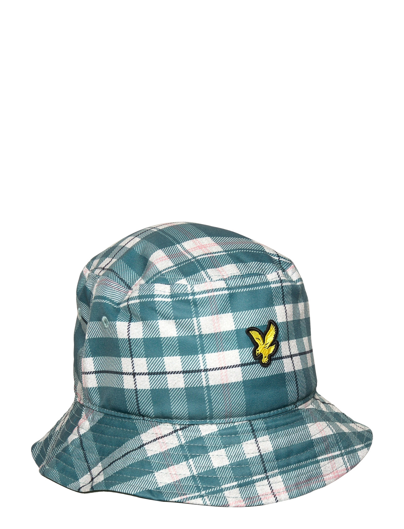Lyle & Scott Tartan Bucket Hat, One Size, Green, Hovedbeklædning > Spandhatte, Herre