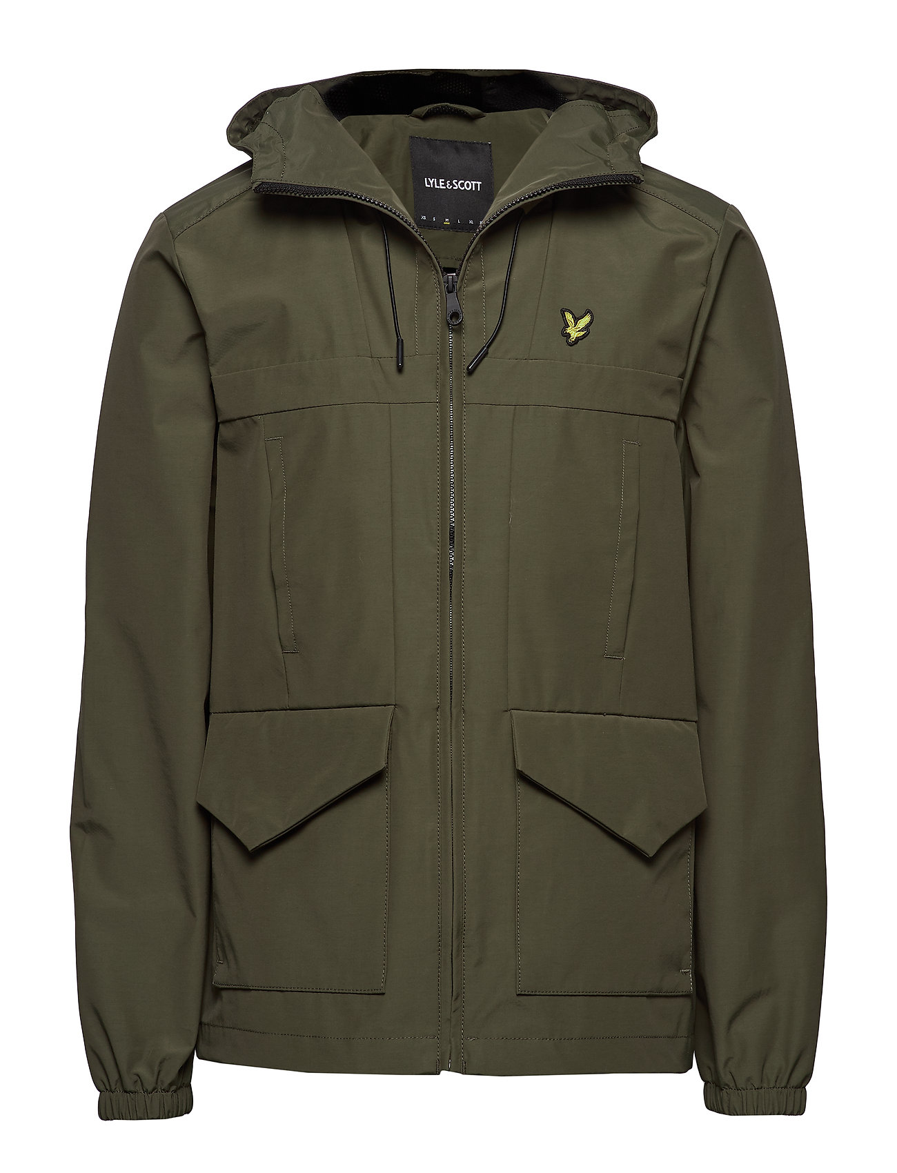 Shell Jacket Gevoerd Jack Groen Lyle Scott lyle scott kopen in de aanbieding
