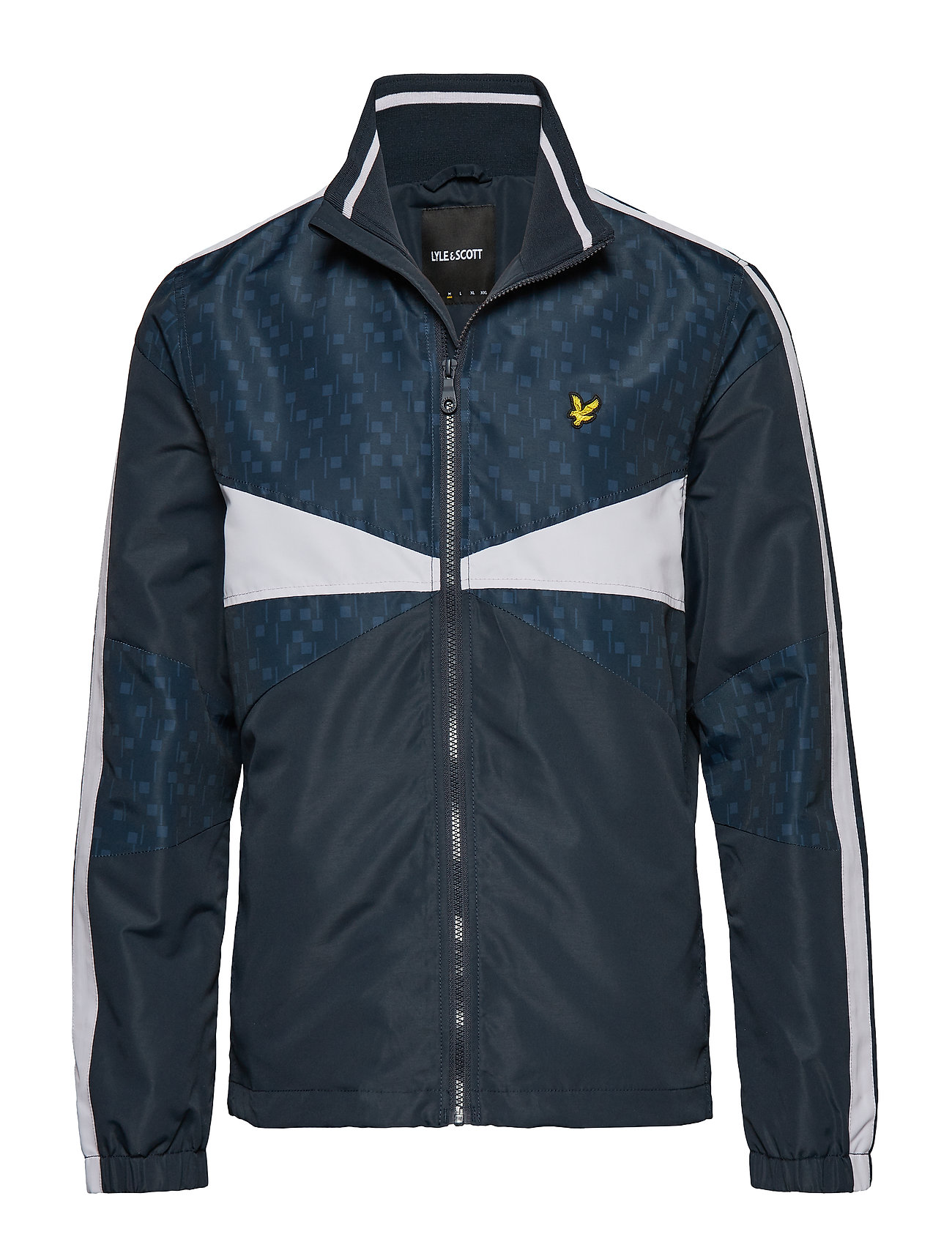Colour Block Funnel Neck Jacket Dun Jack Blauw Lyle Scott lyle scott kopen in de aanbieding Colour Block Funnel Neck Jacket Dun Jack Blauw Lyle Scott lyle scott kopen in de aanbieding