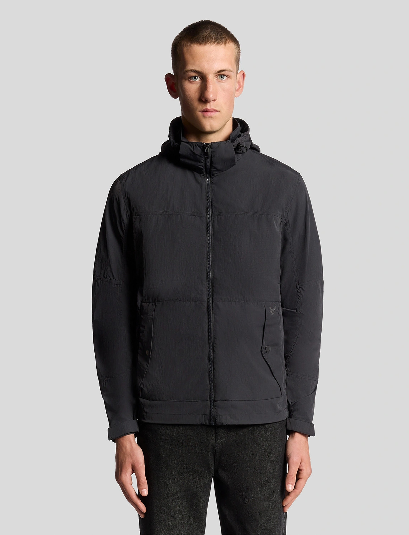 Lyle & Scott Stow Away Jacket, XXL, Black, Jakker > Lette Jakker, Herre