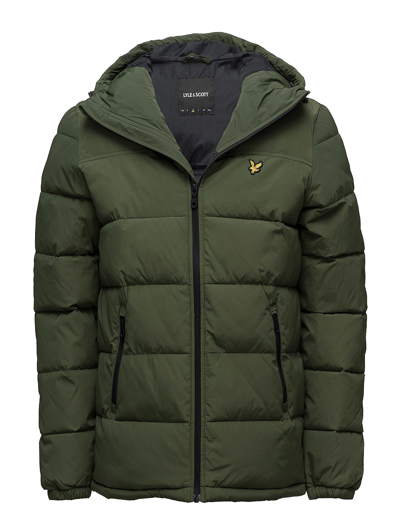 Wadded Jacket Gevoerd Jack Groen Lyle Scott lyle scott kopen in de aanbieding