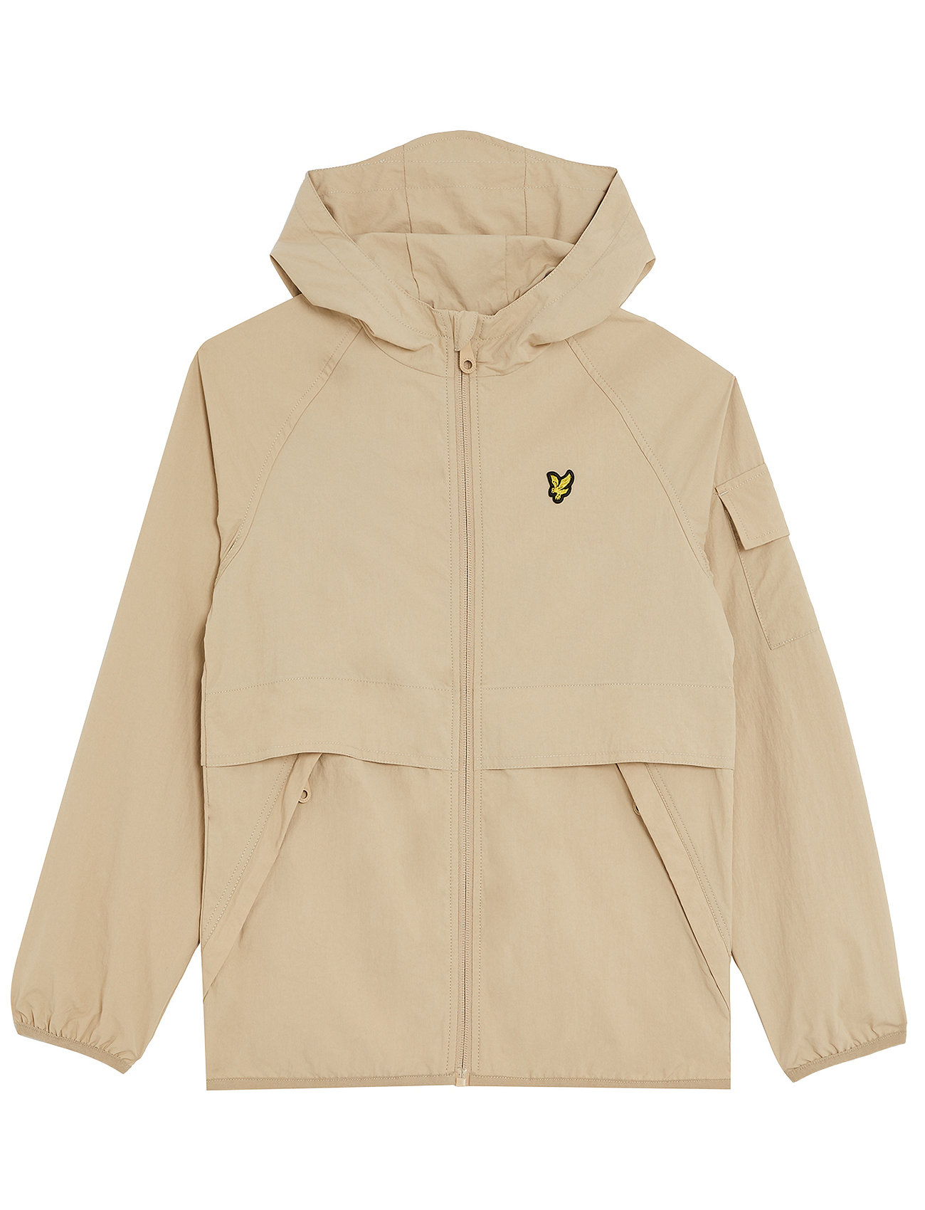 Lyle & Scott Hooded Windbreaker Jacket Beige