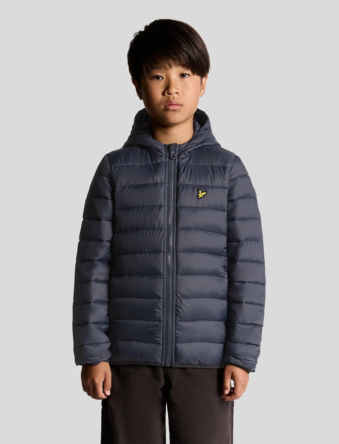 Lyle & Scott Light Weight Padded Jacket, 164-170, Navy, Jakker Og Frakker > Puffer Og Vatterede, Børn