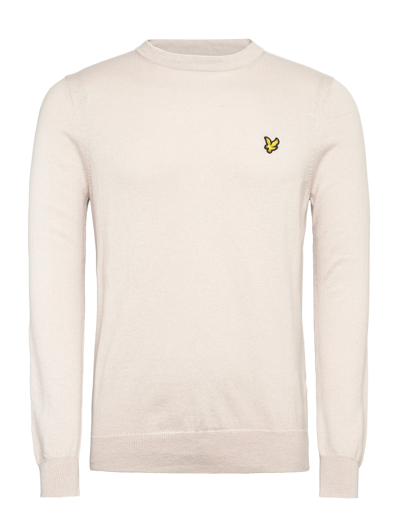 Lyle & Scott Cotton Merino Crew Neck Jumper Kräm