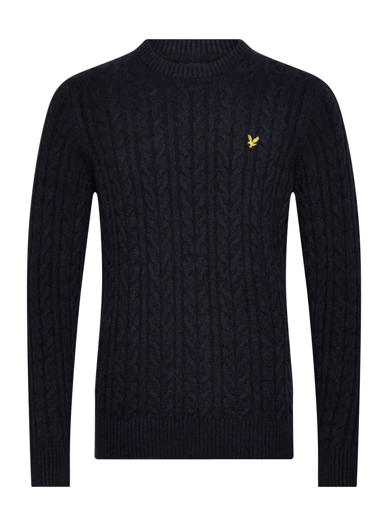 Lyle & Scott Cable Crew Neck Jumper Svart