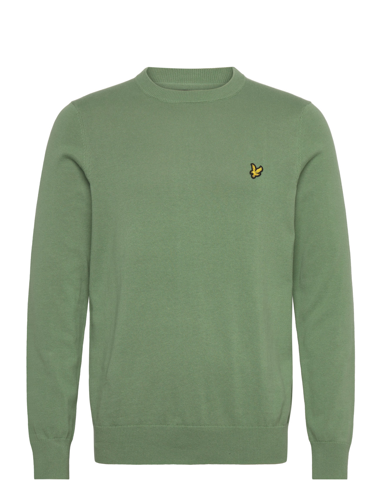 Lyle & Scott Cotton Crew Neck Jumper Grön