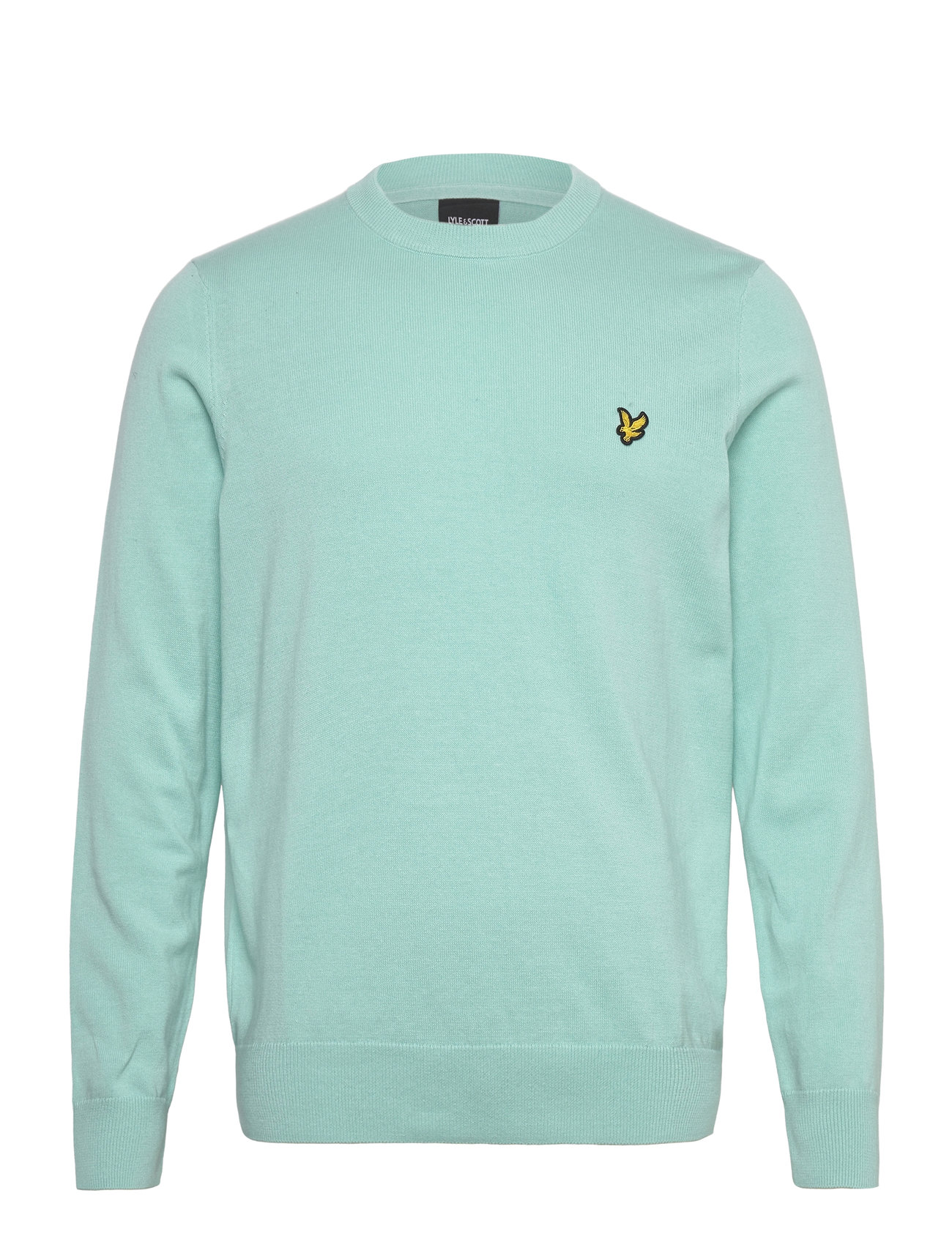 Lyle & Scott Cotton Crew Neck Jumper Blå