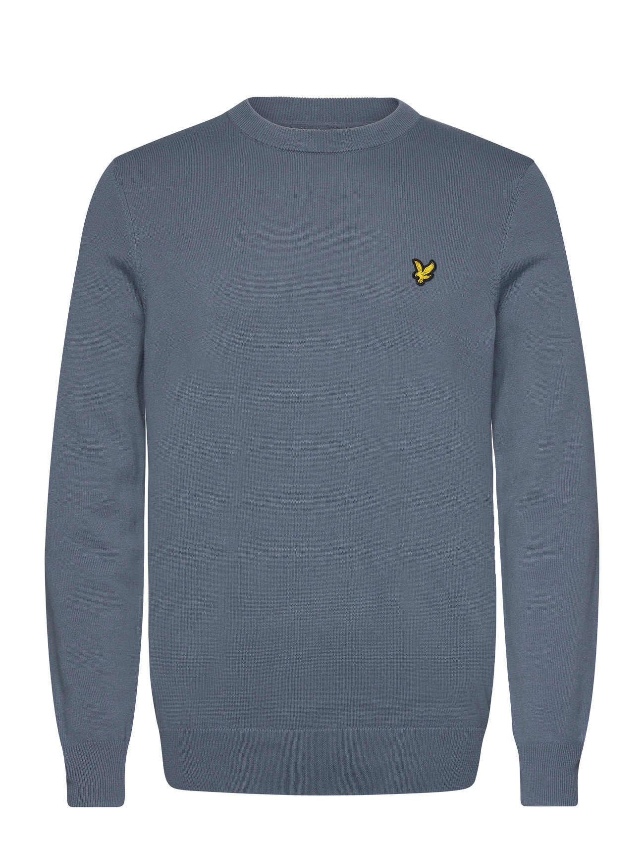 Lyle & Scott Cotton Crew Neck Jumper Blå