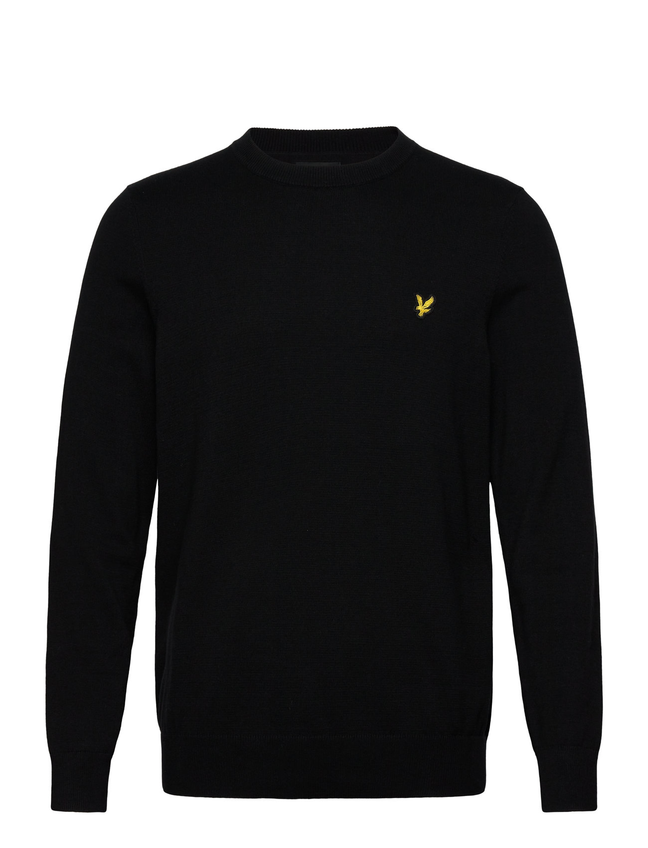 Lyle & Scott Cotton Crew Neck Jumper Svart