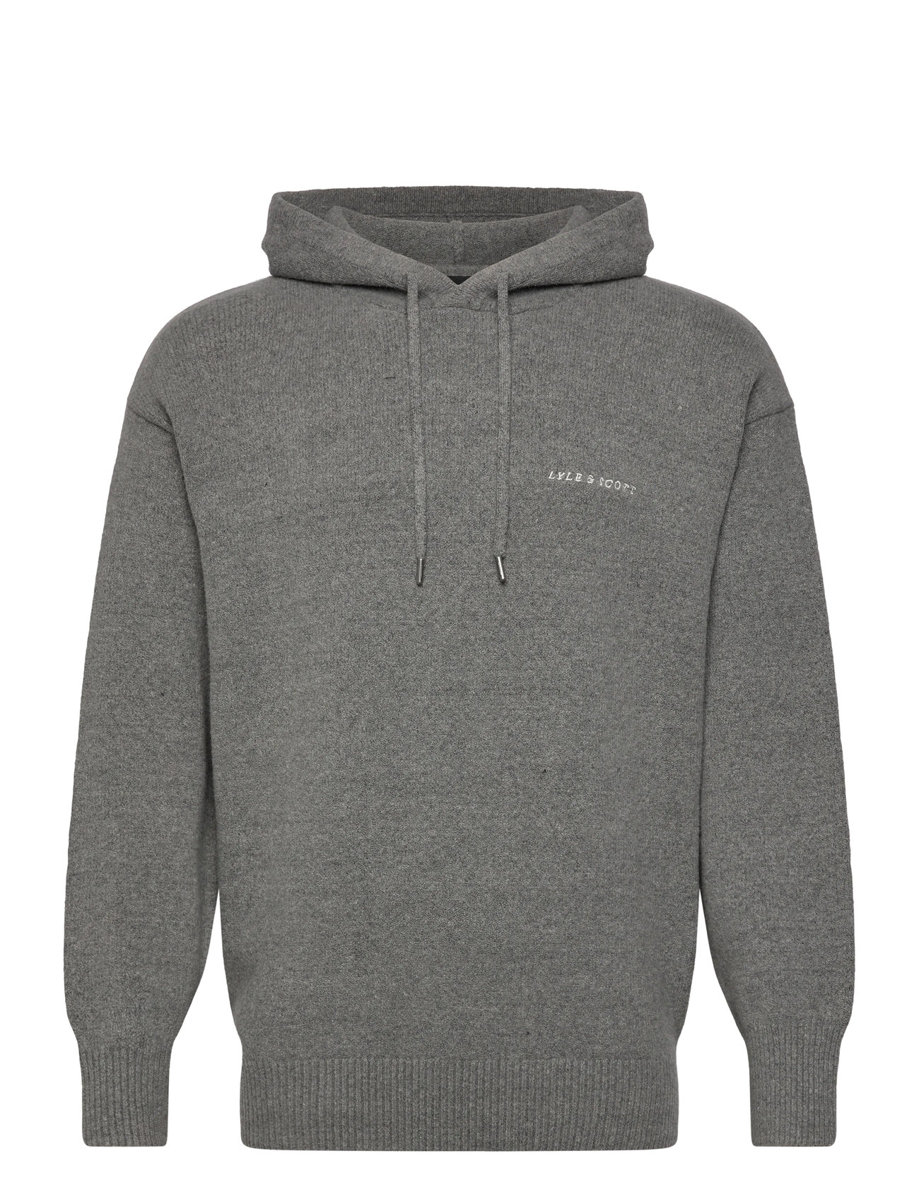 LYLE & SCOTT Script Strick Hoodie Grau - XXL - Herren