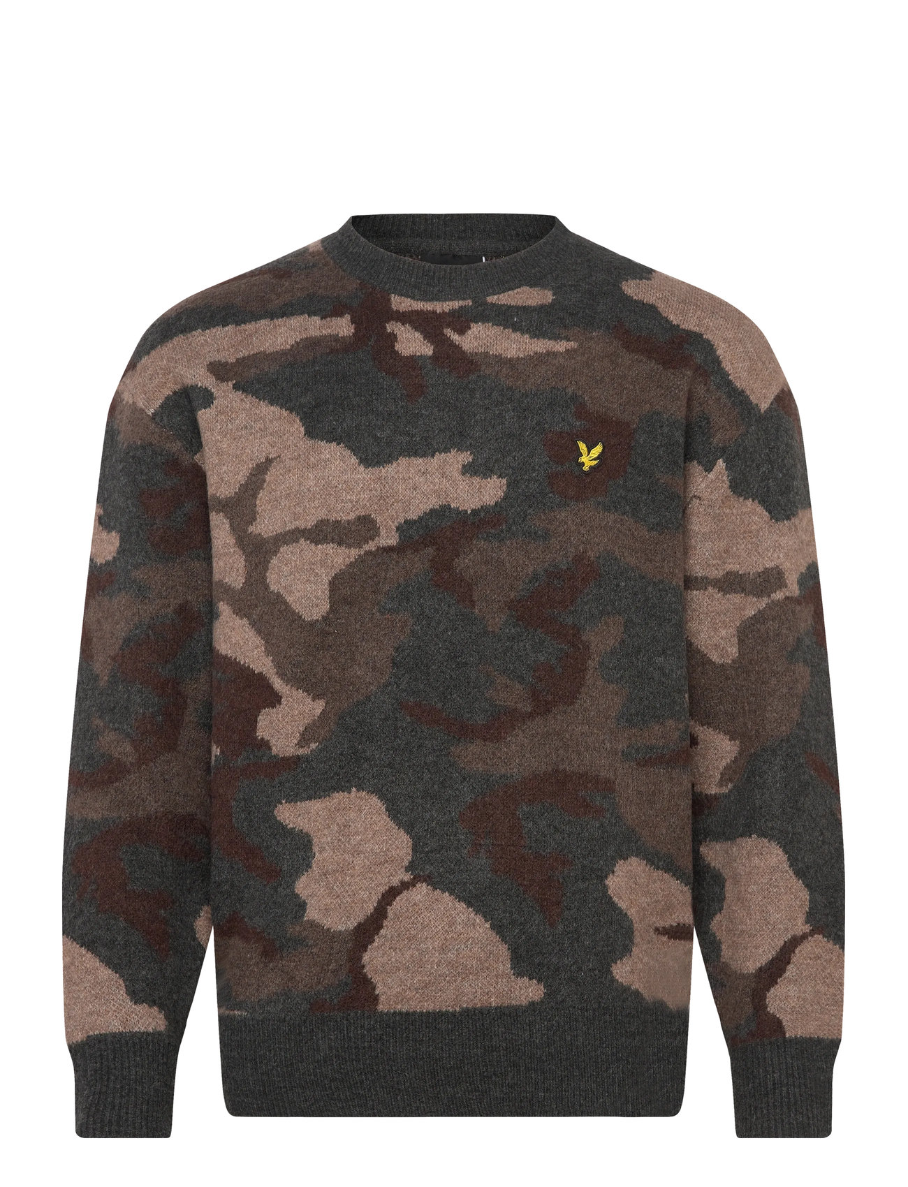 新品　BRIEFING　正規品　CAMO JQ CREW  NECK  KNIT Lyle & Scott Brushed Camouflage Crew Neck Jumper (YLEKN2320V
