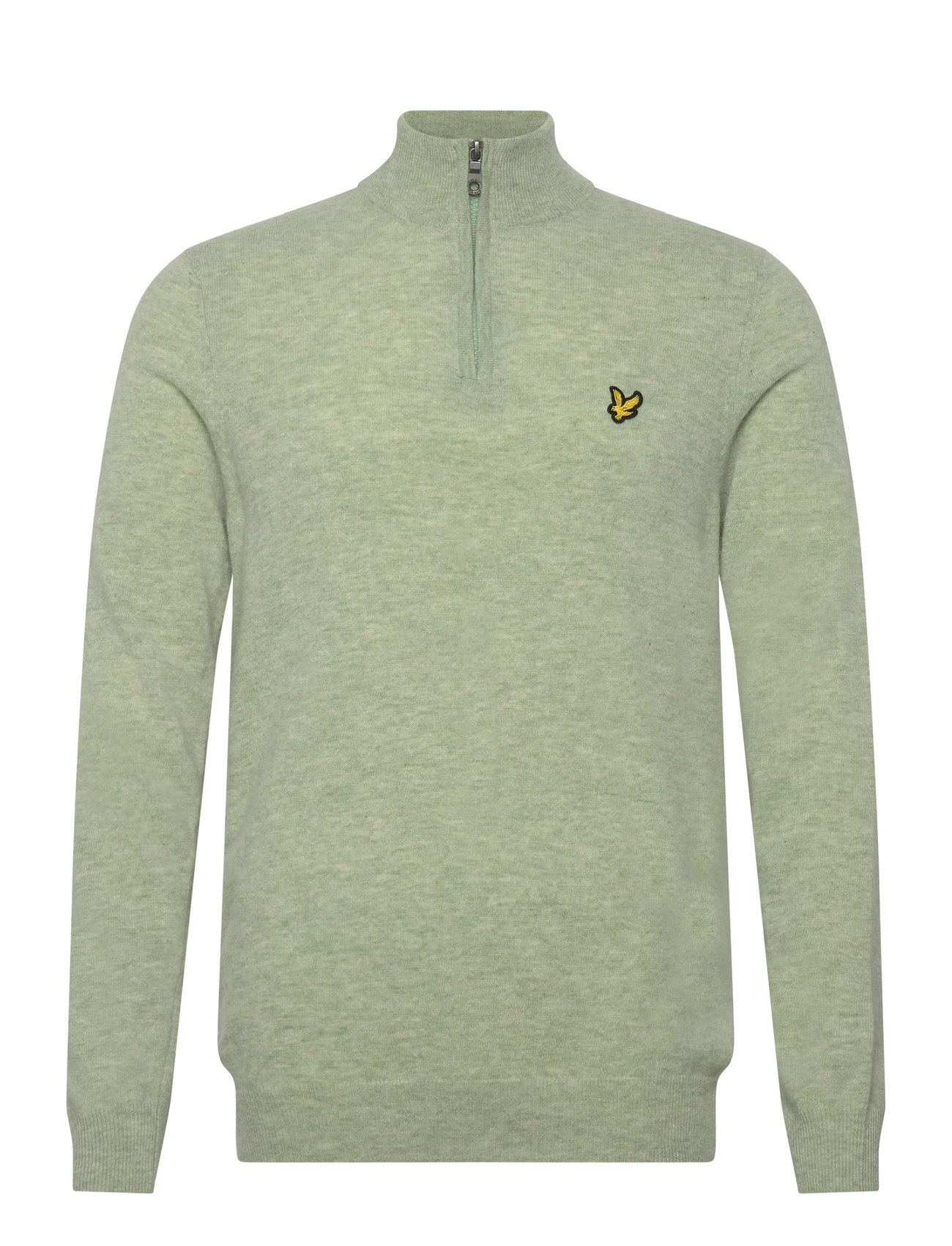 LYLE & SCOTT Lammwolle Blend Quarter Zip Jumper Grün - S - Herren