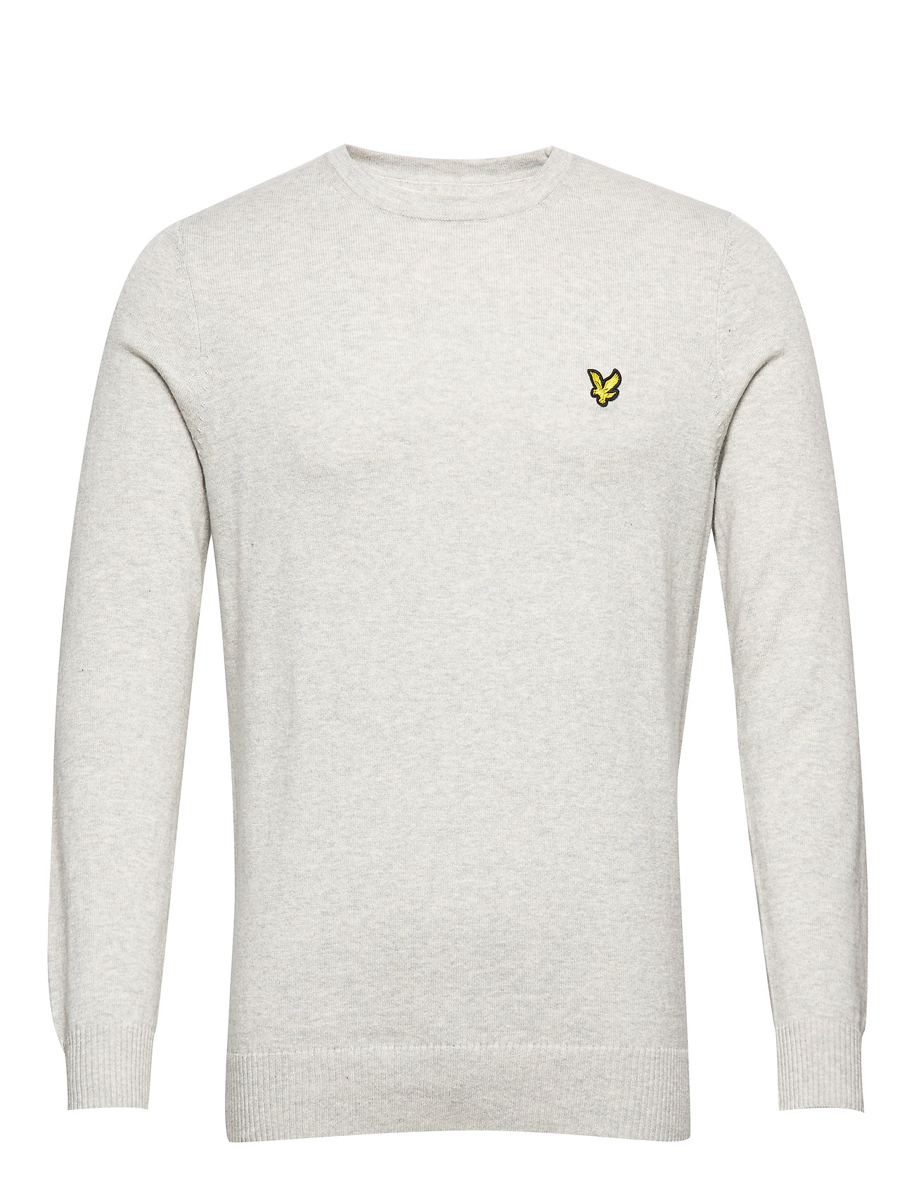 Cotton Merino Crew Jumper Grey Lyle & Scott 94097