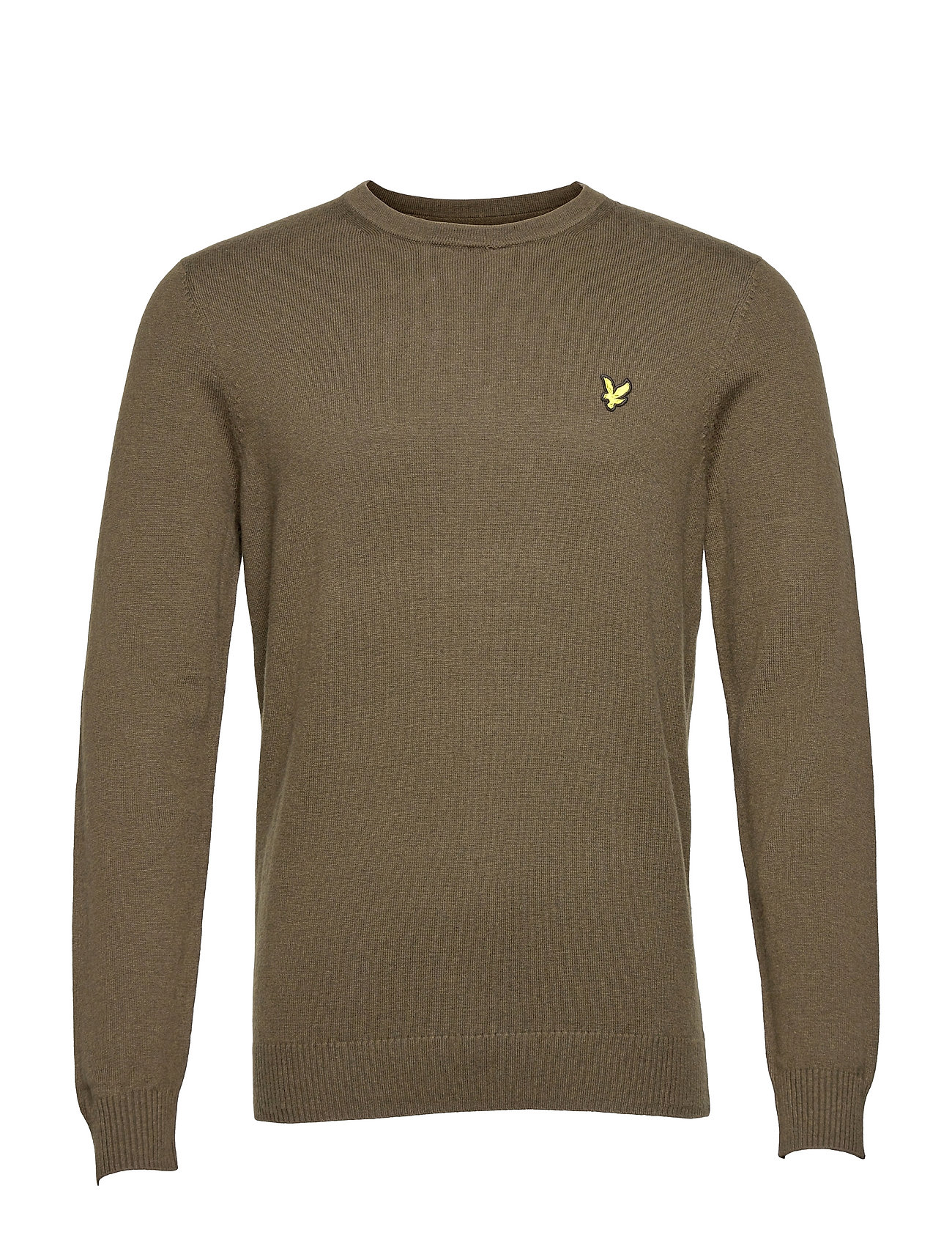 Cotton Merino Crew Jumper Brown Lyle & Scott