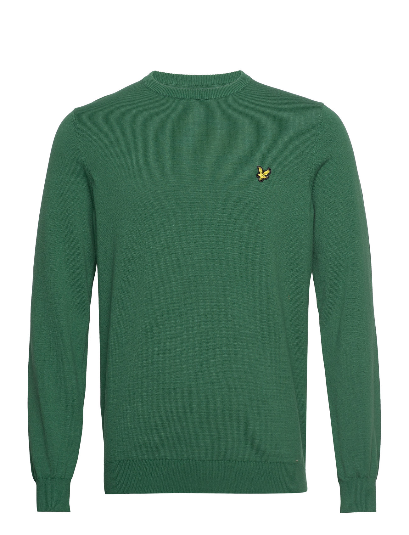 Cotton Crew Neck Jumper Green Lyle & Scott 94408