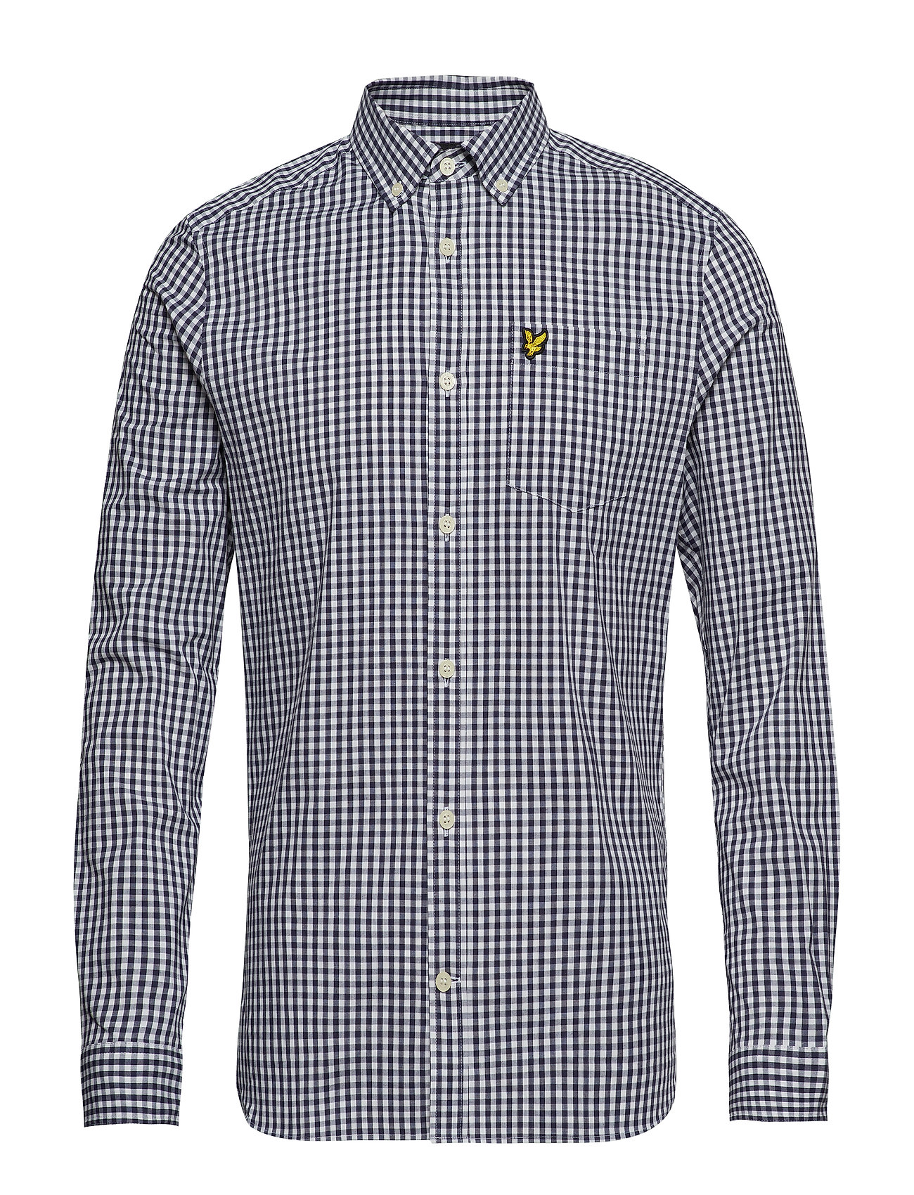 slim fit gingham shirt