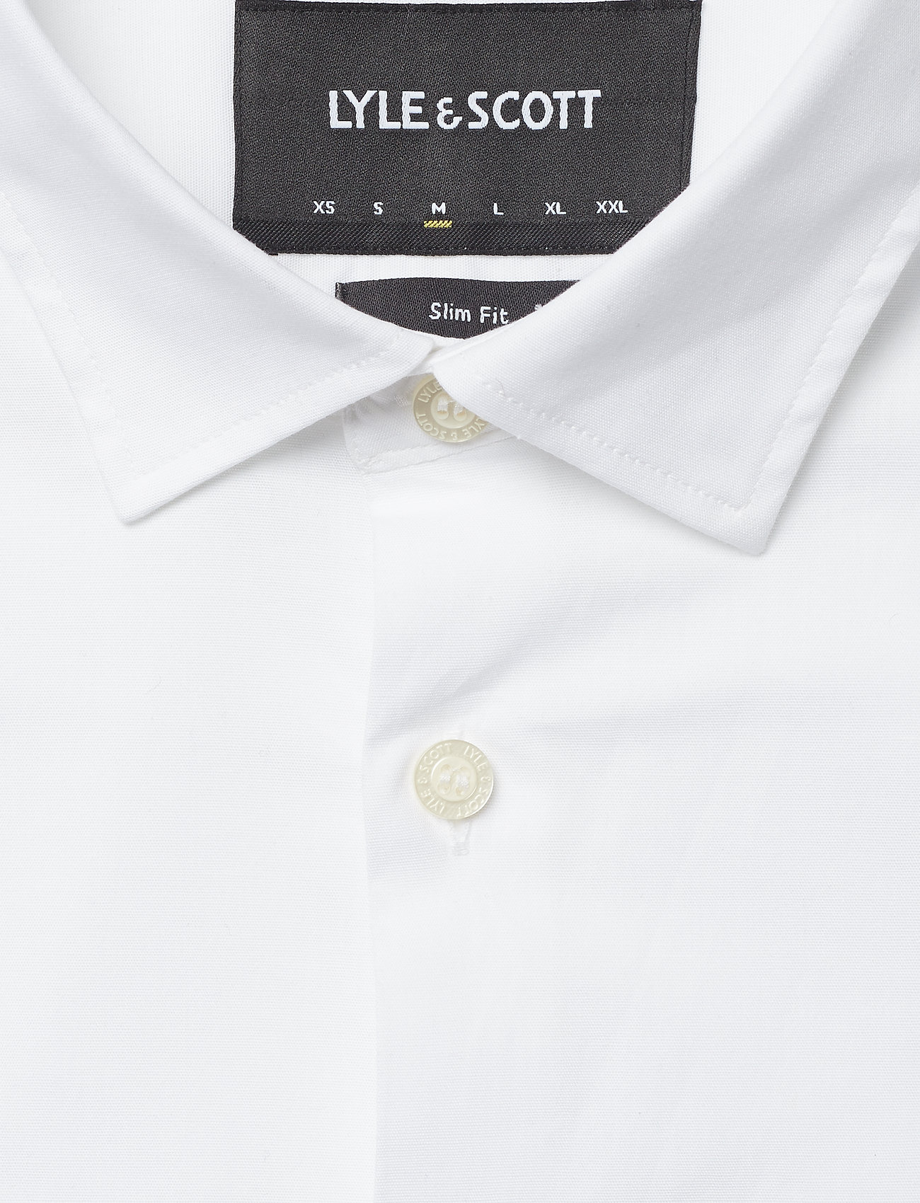 Scott Slim Fit Poplin ShirtwhiteLyleamp; Ls Nwn08m