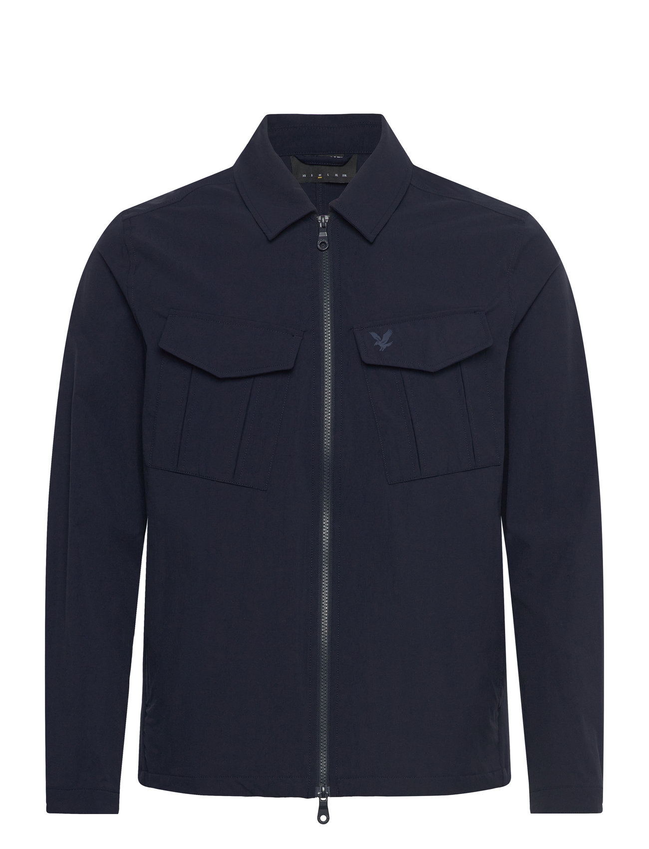 Lyle & Scott Nylon Pocket Overshirt Marinblå