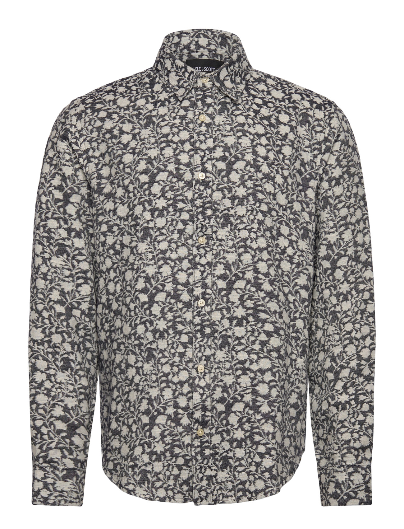 LYLE & SCOTT Floral Jacquard Shirt Grau - XL - Herren