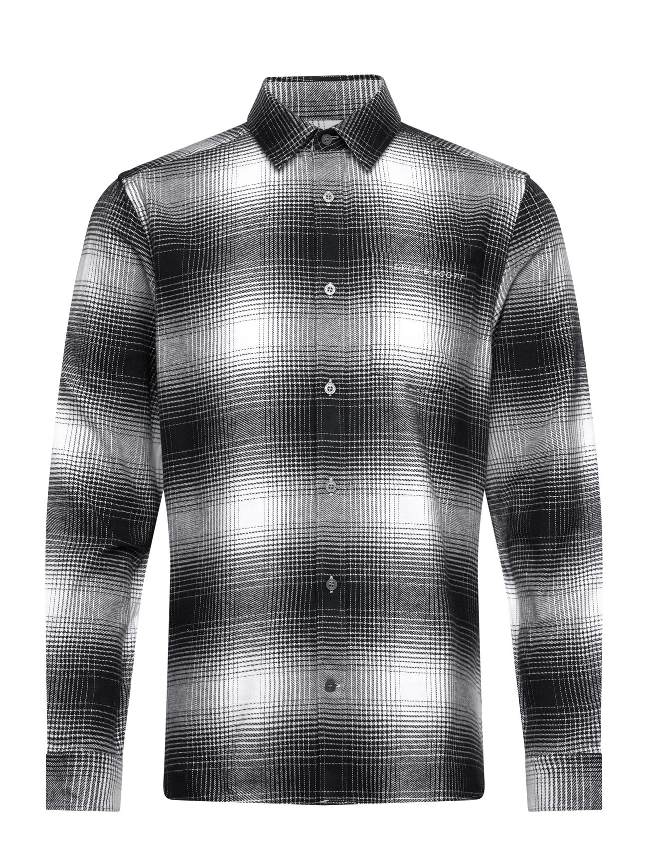 LYLE & SCOTT Ombre Check Flannel Shirt Grau - XL - Herren