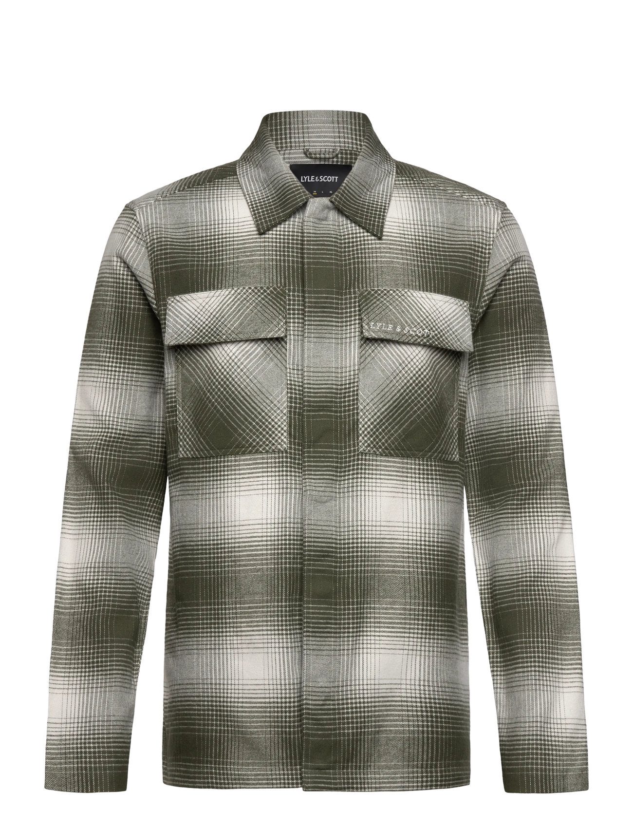 LYLE & SCOTT Ombre Check Overshirt Grün - XXL - Herren