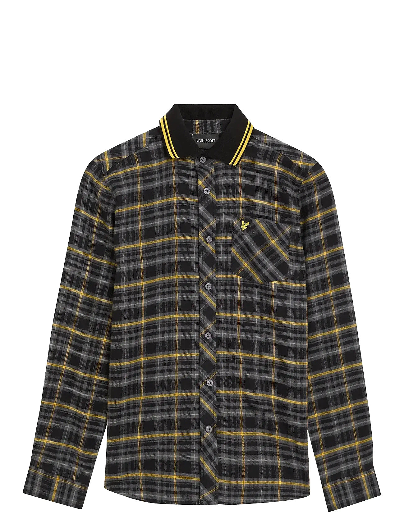 LYLE & SCOTT Tartan Shirt Navy - 164-170 - Kinder