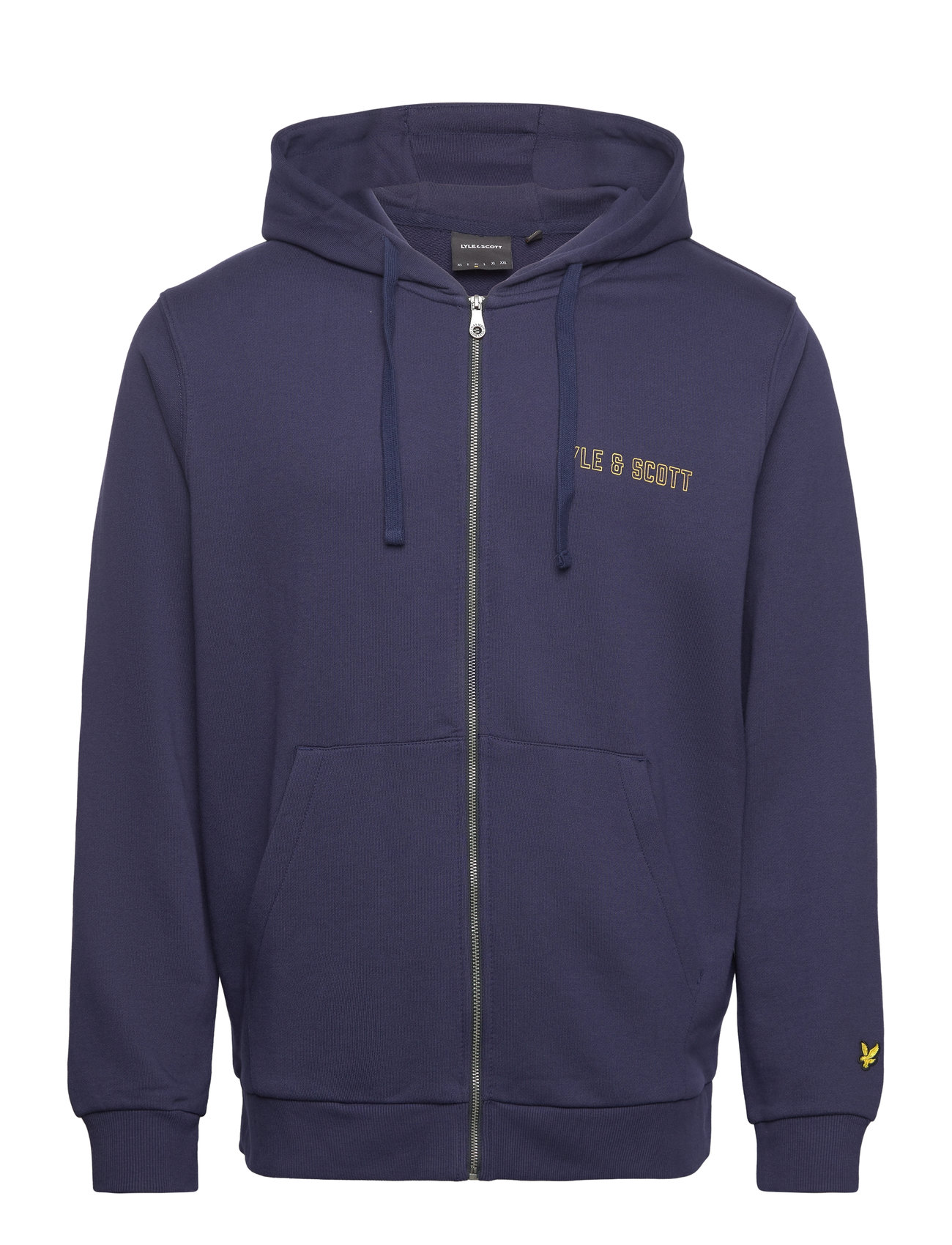 Collegiate Full Zip Hoodie Navy Lyle & Scott