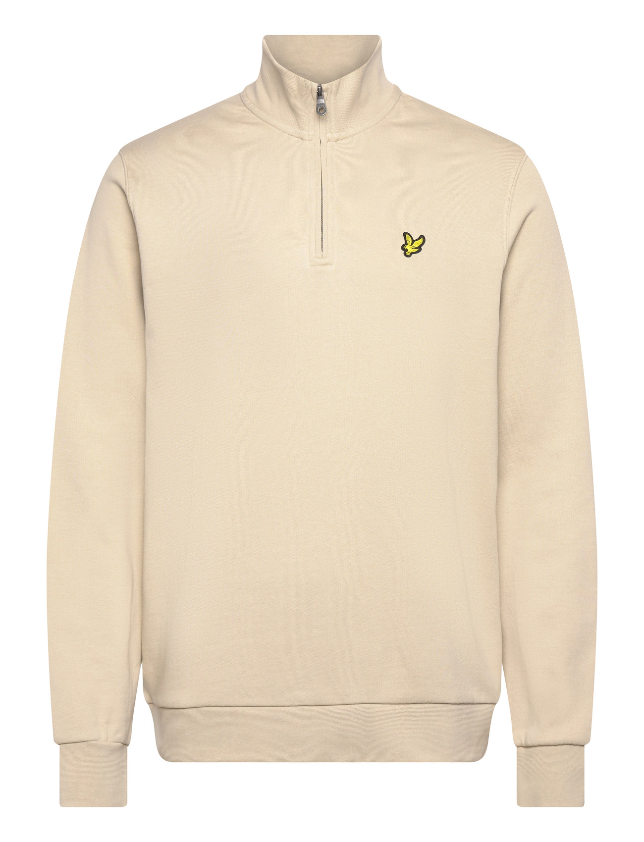 LYLE & SCOTT Loopback Quarter Zip Sweat Beige - M - Herren