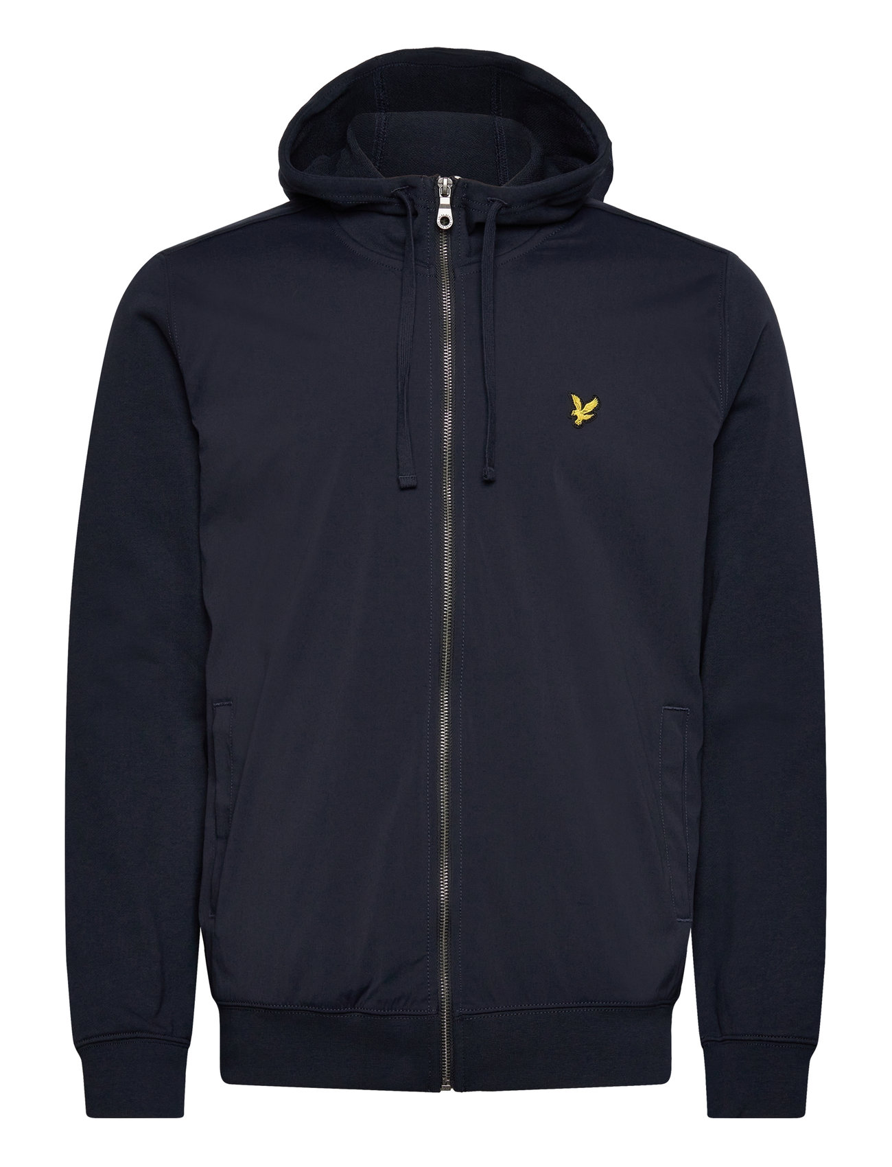 Hybrid Zip Hoodie Navy Lyle & Scott