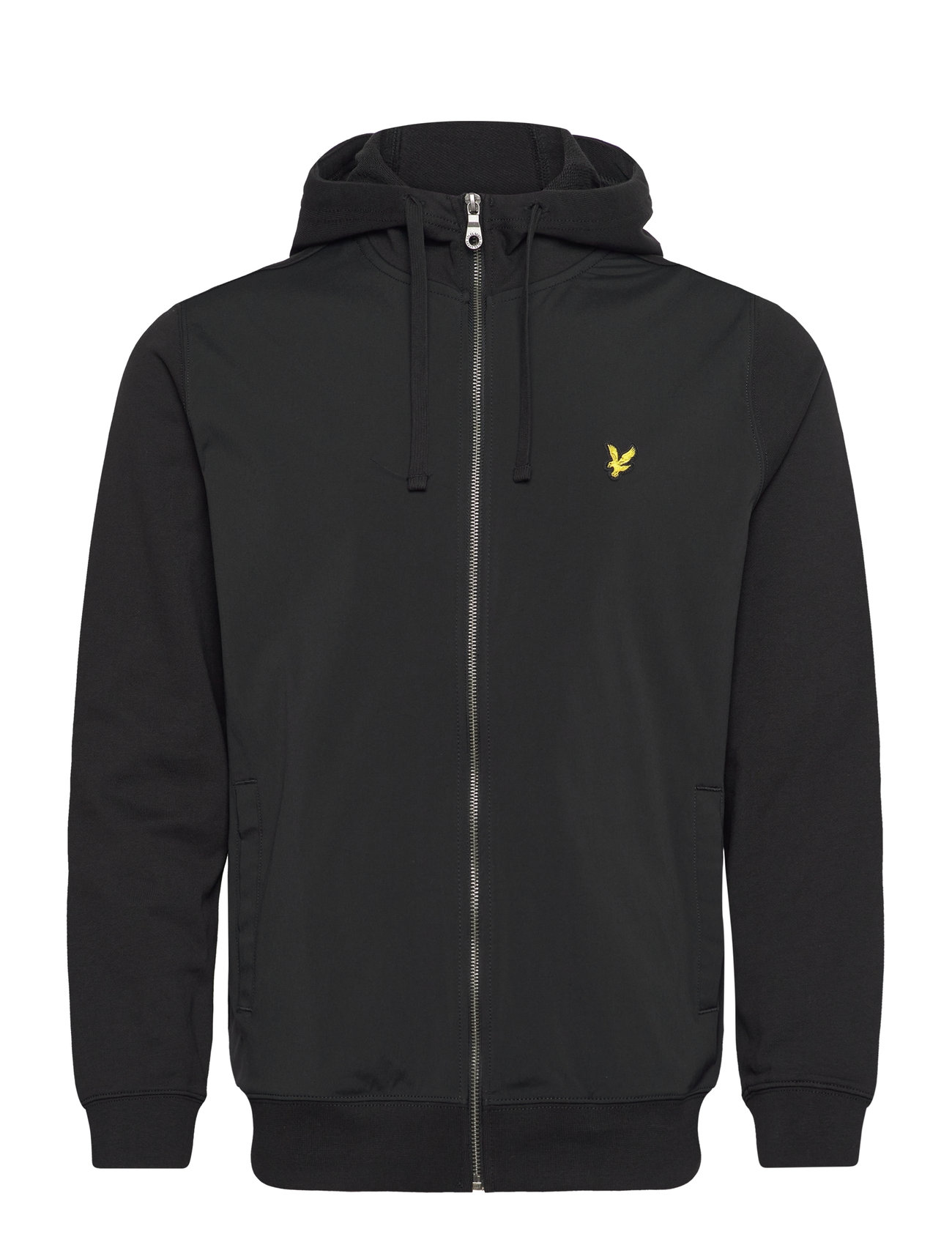 Hybrid Zip Hoodie Black Lyle & Scott