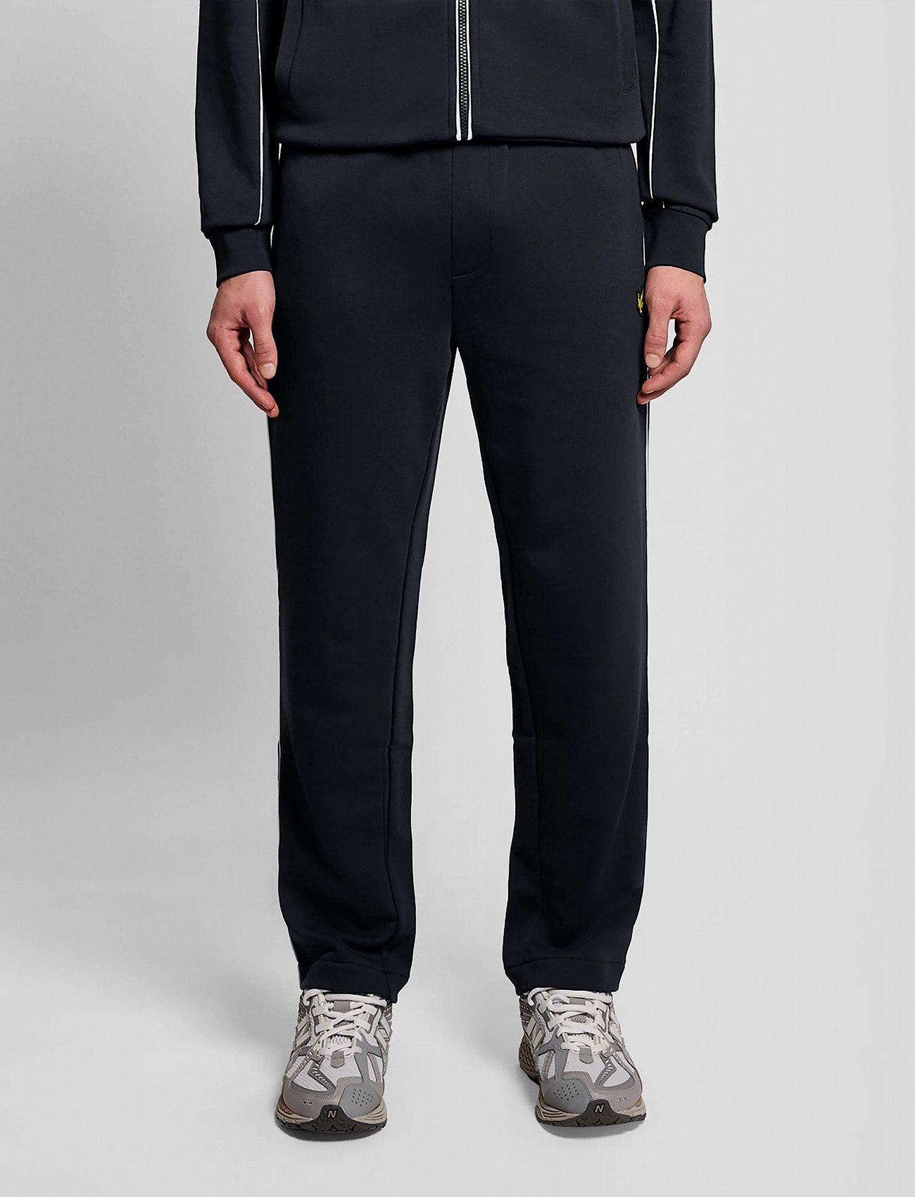 Lyle & Scott Piped Straight Leg Track Underdele, S, Navy, Sport Pants > Sport Sweatpants, Herre