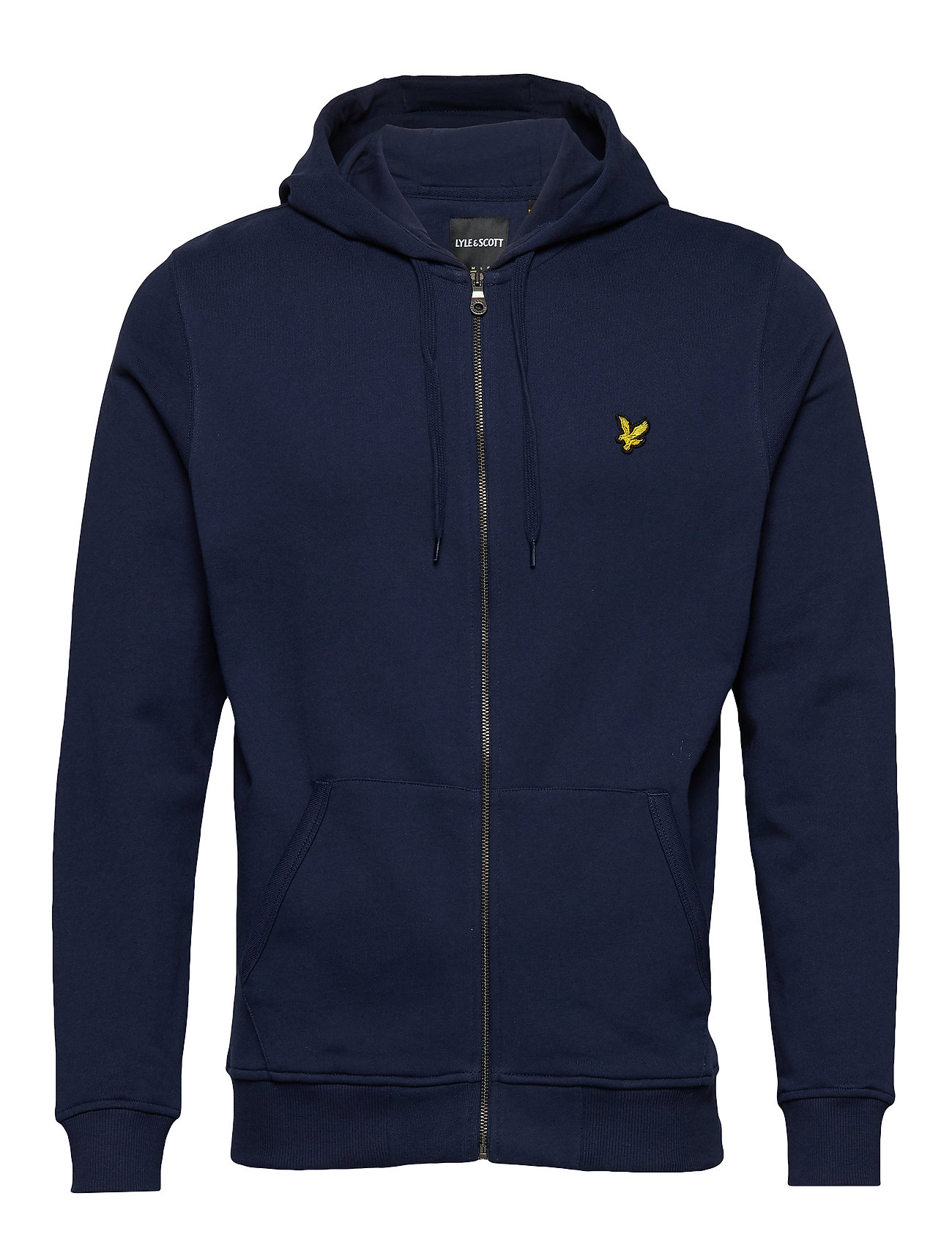 lyle & scott zip through hoodie