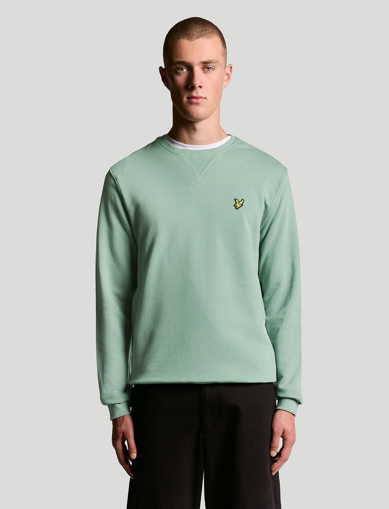 Lyle & Scott Crew Neck Sweatshirt, XS, Green, Sweatshirts Hoodies - Sweatshirts, Herre