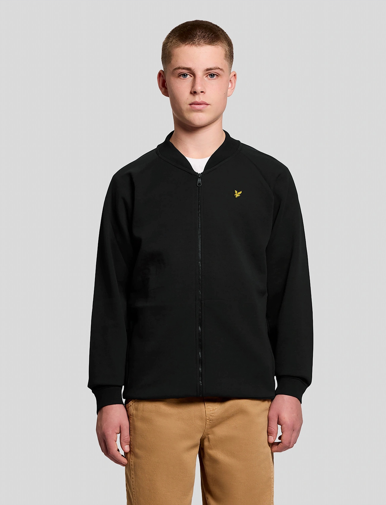 Lyle & Scott Smart Bomber, 152-158, Black, Jakker & Frakker > Bomber, Børn