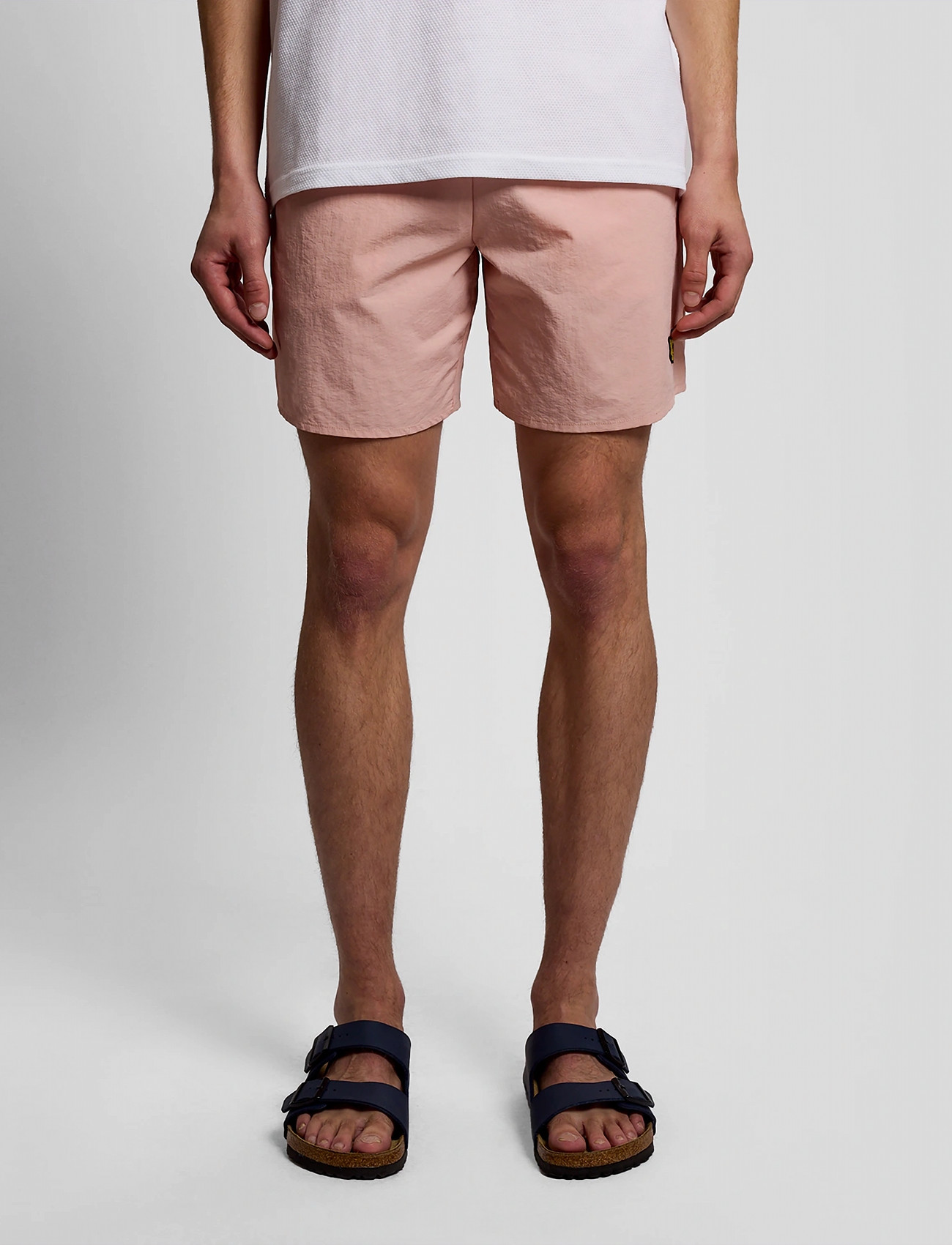 Lyle & Scott Plain Swimshort, M, Pink, Badetøj > Shorts, Herre
