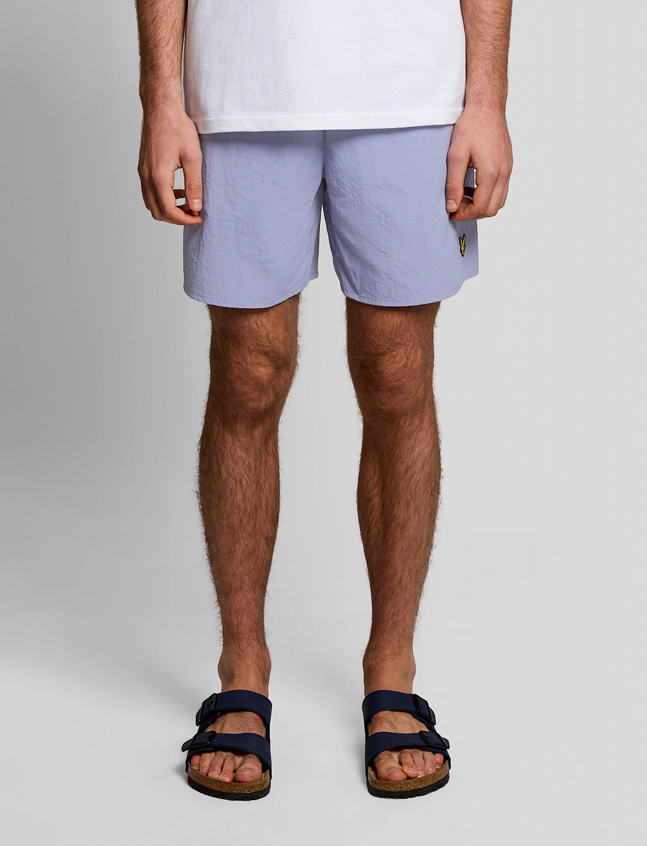 Lyle & Scott Plain Swimshort, L, Purple, Badetøj > Shorts, Herre