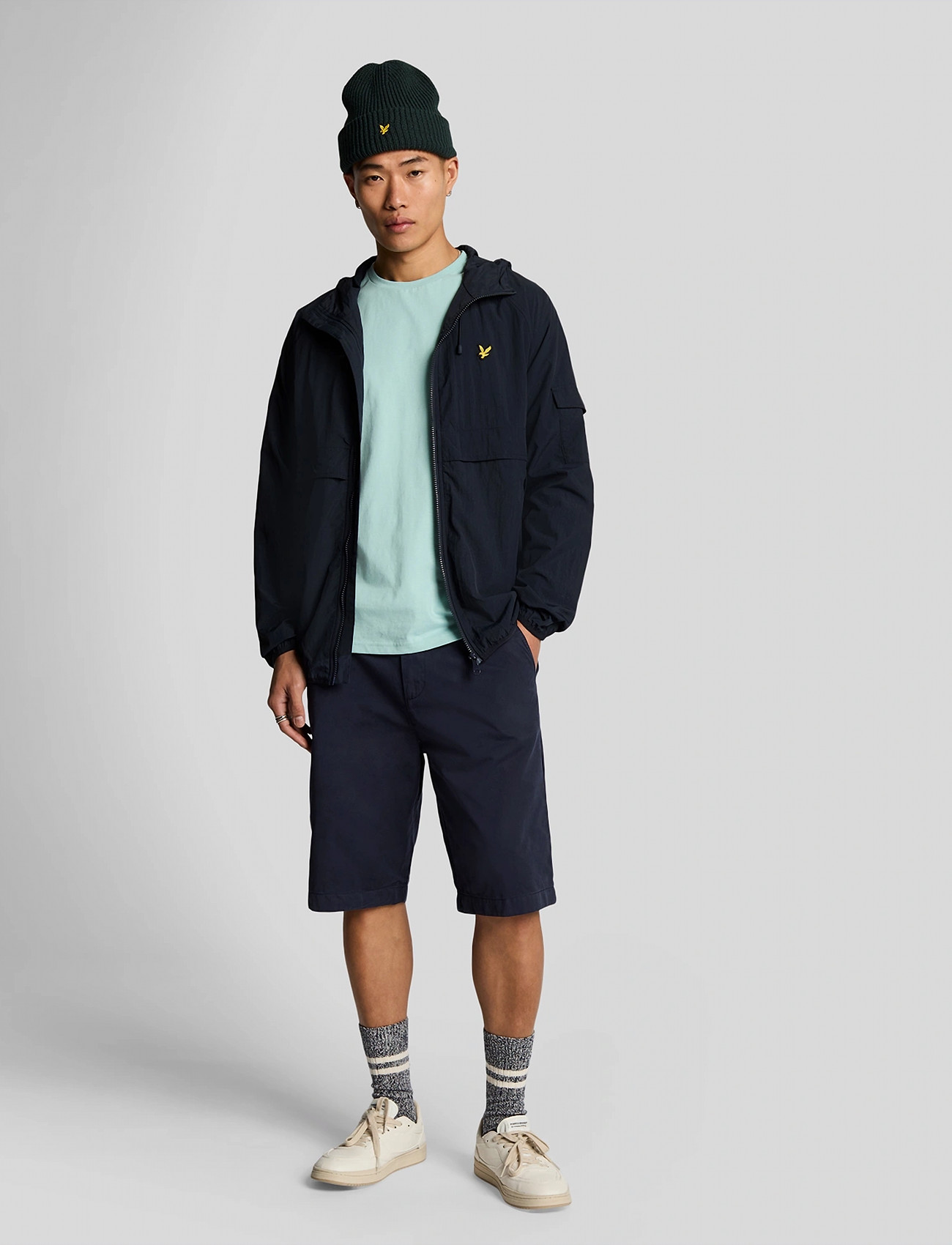 Lyle & Scott Chino Short, 30, Navy, Shorts > Chinoshorts, Herre